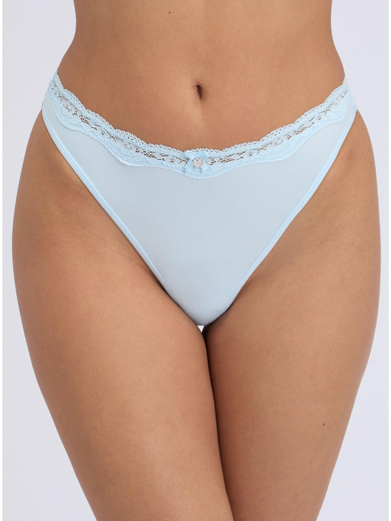 Image 1 of 4 of Boux Avenue Softest Ever Thong - Light Blue