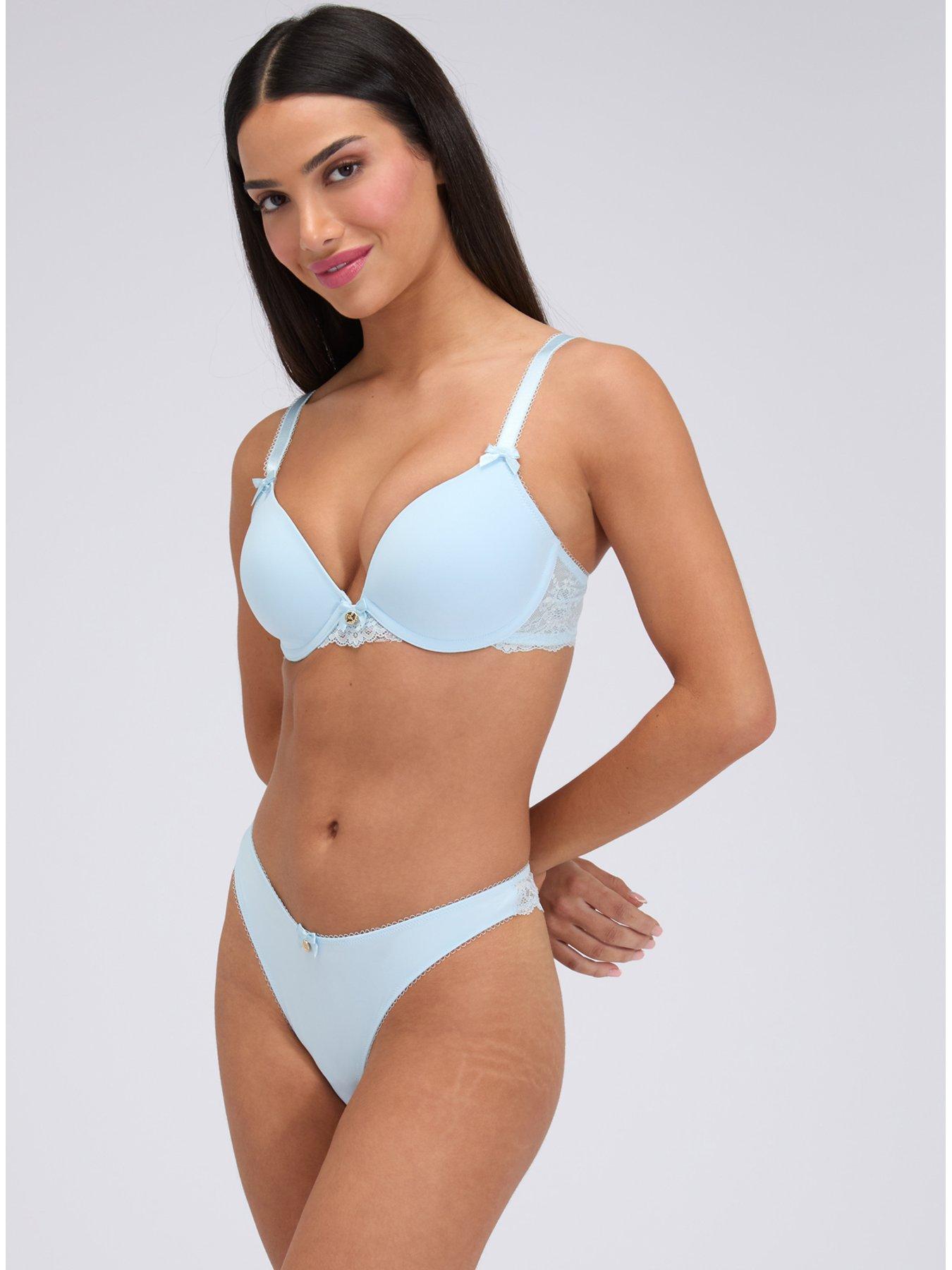 Image 5 of 5 of Boux Avenue Boux Avenue Sabrina Thong - Light Blue