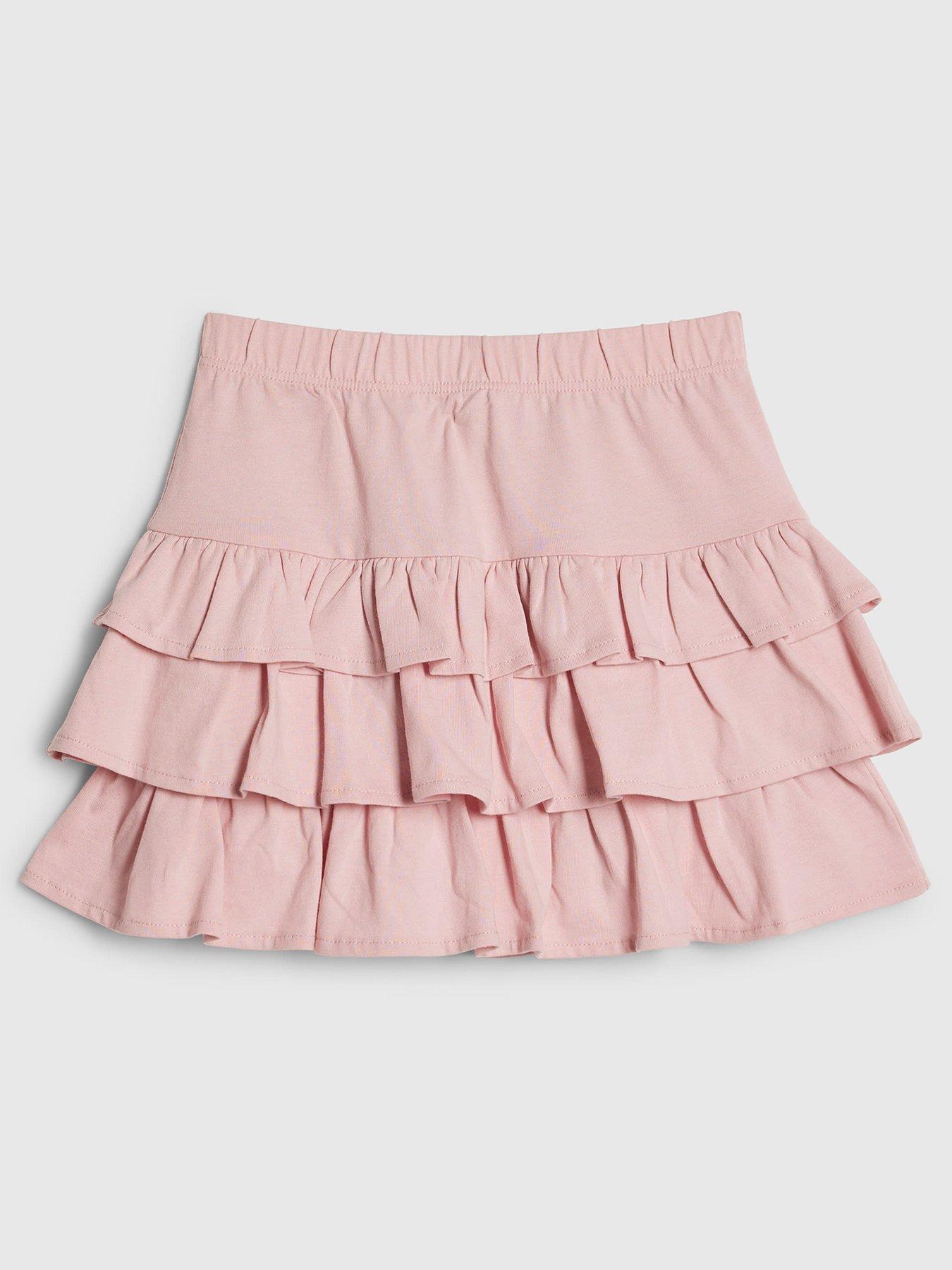 River Island Older Girls Frill Rara Skirt - Light Pink