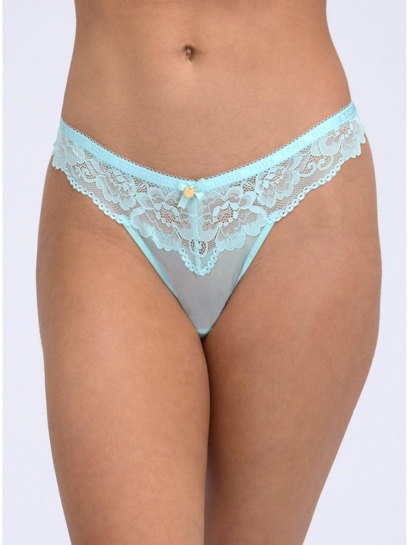 Boux Avenue Harper Thong - Aqua