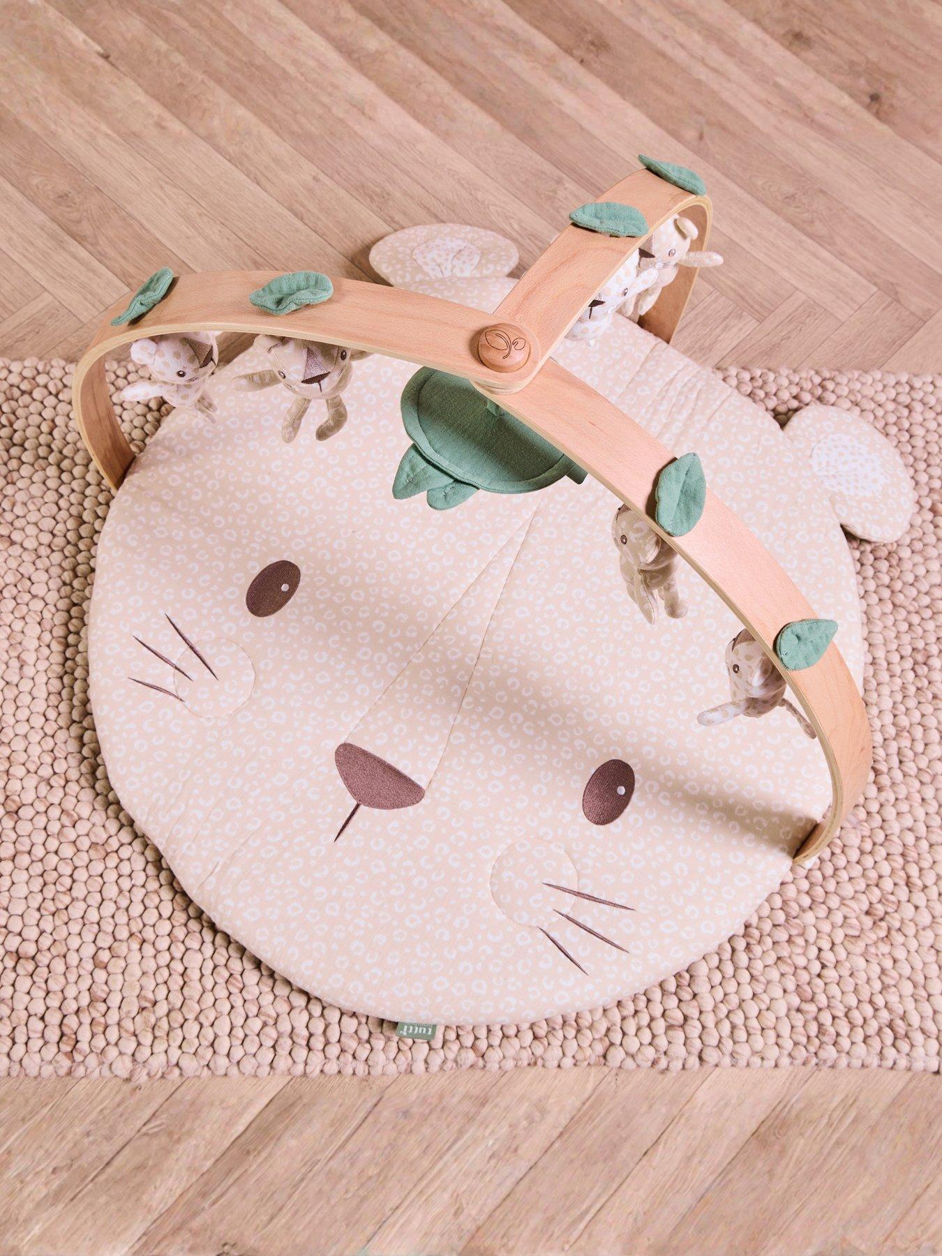 Tutti Bambini Luxury Wood & Muslin Playgym - Love Cat