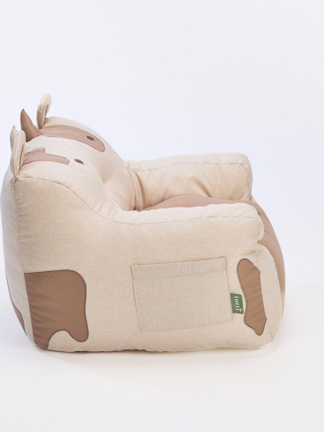 Image 3 of 5 of Tutti Bambini Clemi Cow Bean Chair - Good Life