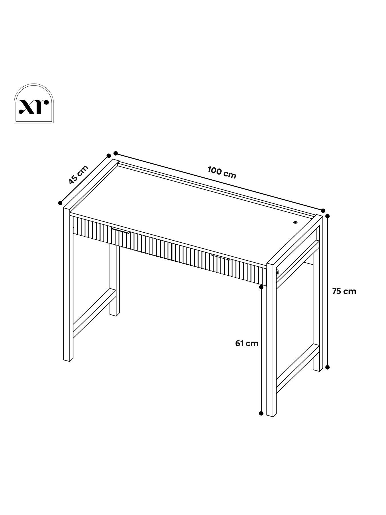 Image 7 of 7 of XR Living Dakota Dressing Table With App Control Lights - Oak