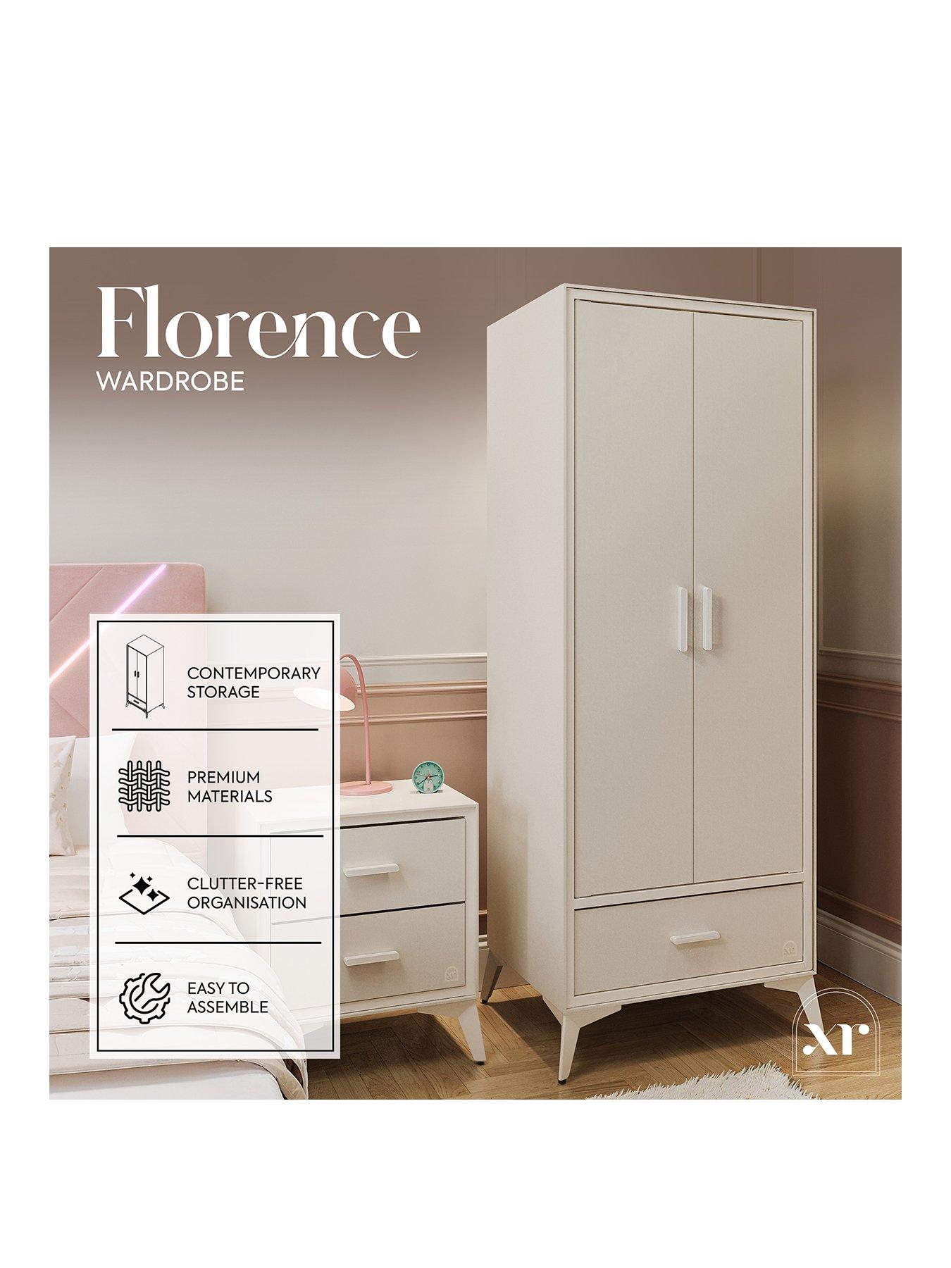 Image 2 of 7 of XR Living Florence Canvas Wardrobe