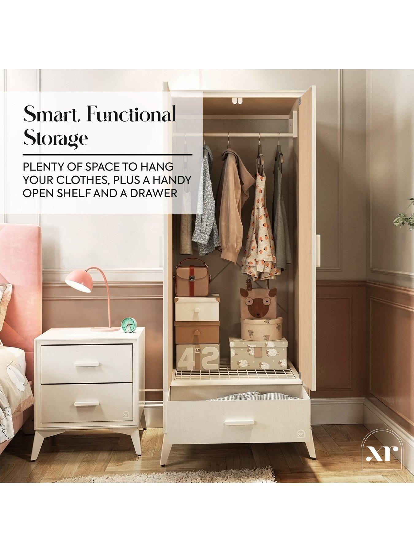 Image 4 of 7 of XR Living Florence Canvas Wardrobe