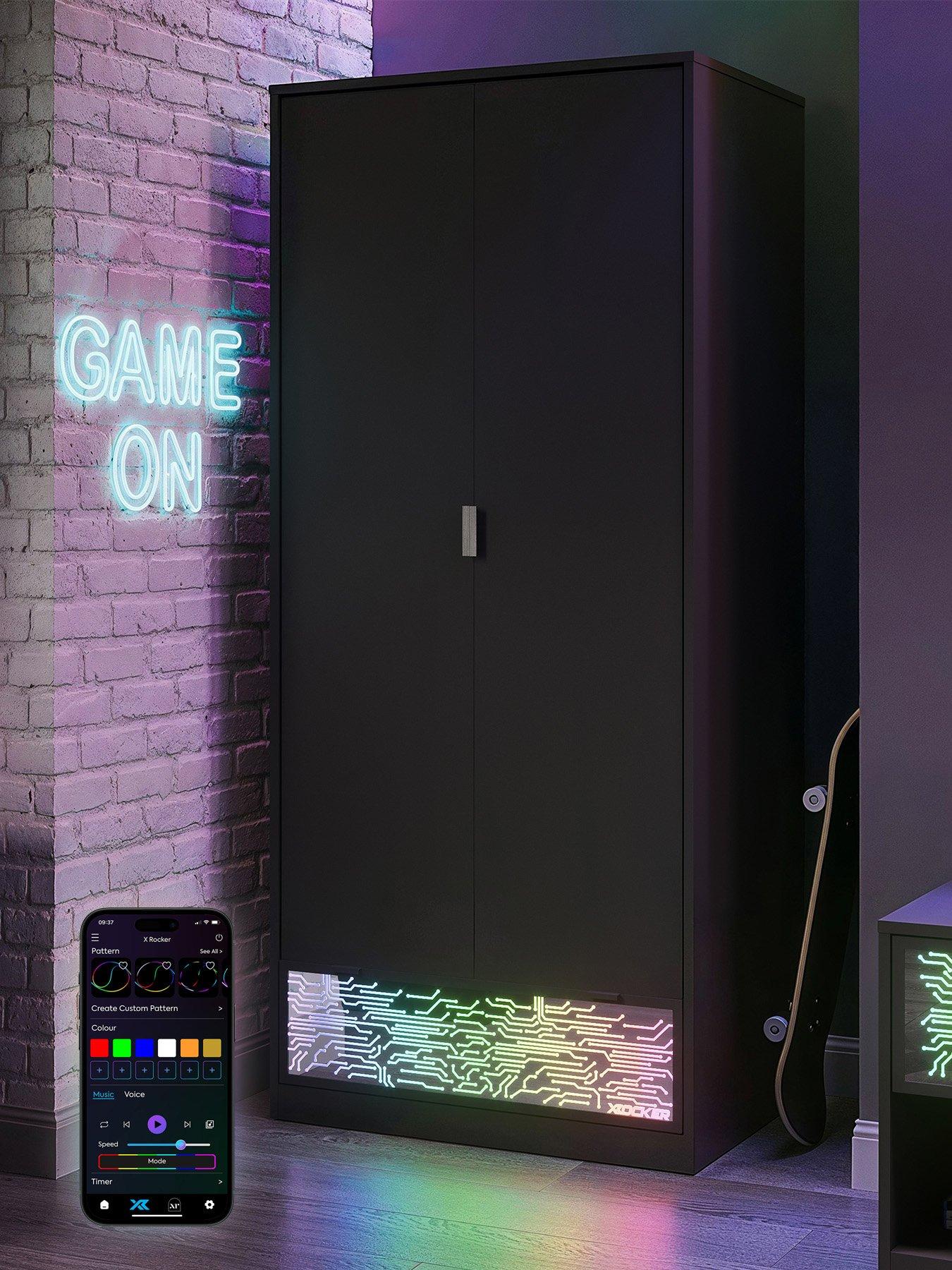 x-rocker-neonite-wardrobe-circuit-edition-with-app-control-led-lights