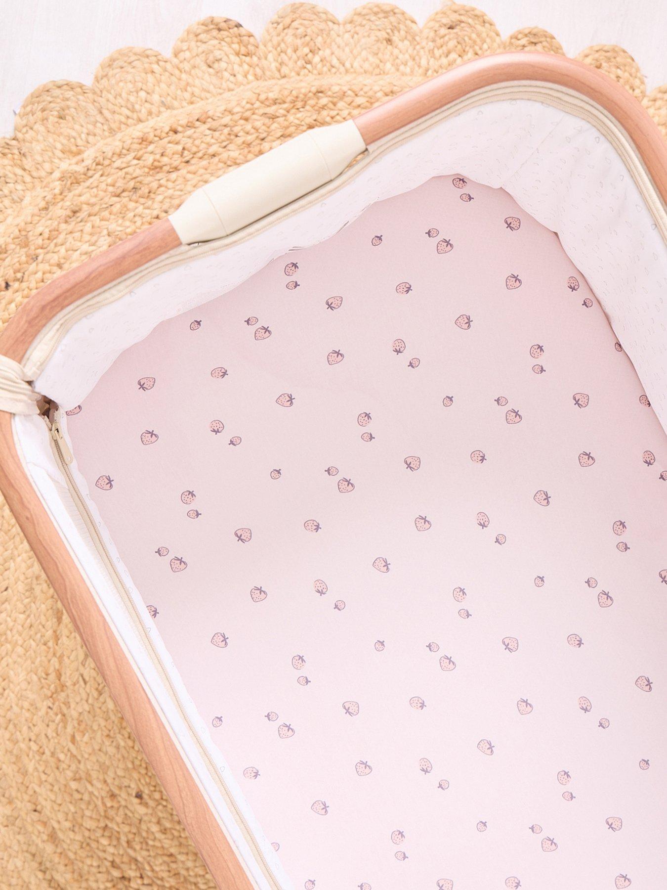 Image 1 of 5 of Tutti Bambini Bedside Crib Fitted Sheets 2 Pack - Tiny Tails