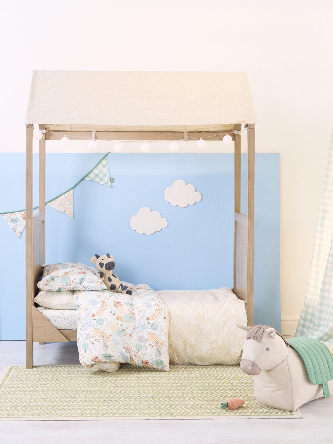 Image 1 of 3 of Tutti Bambini Cot Bed Duvet Cover & Pillowcase Set - Good Life