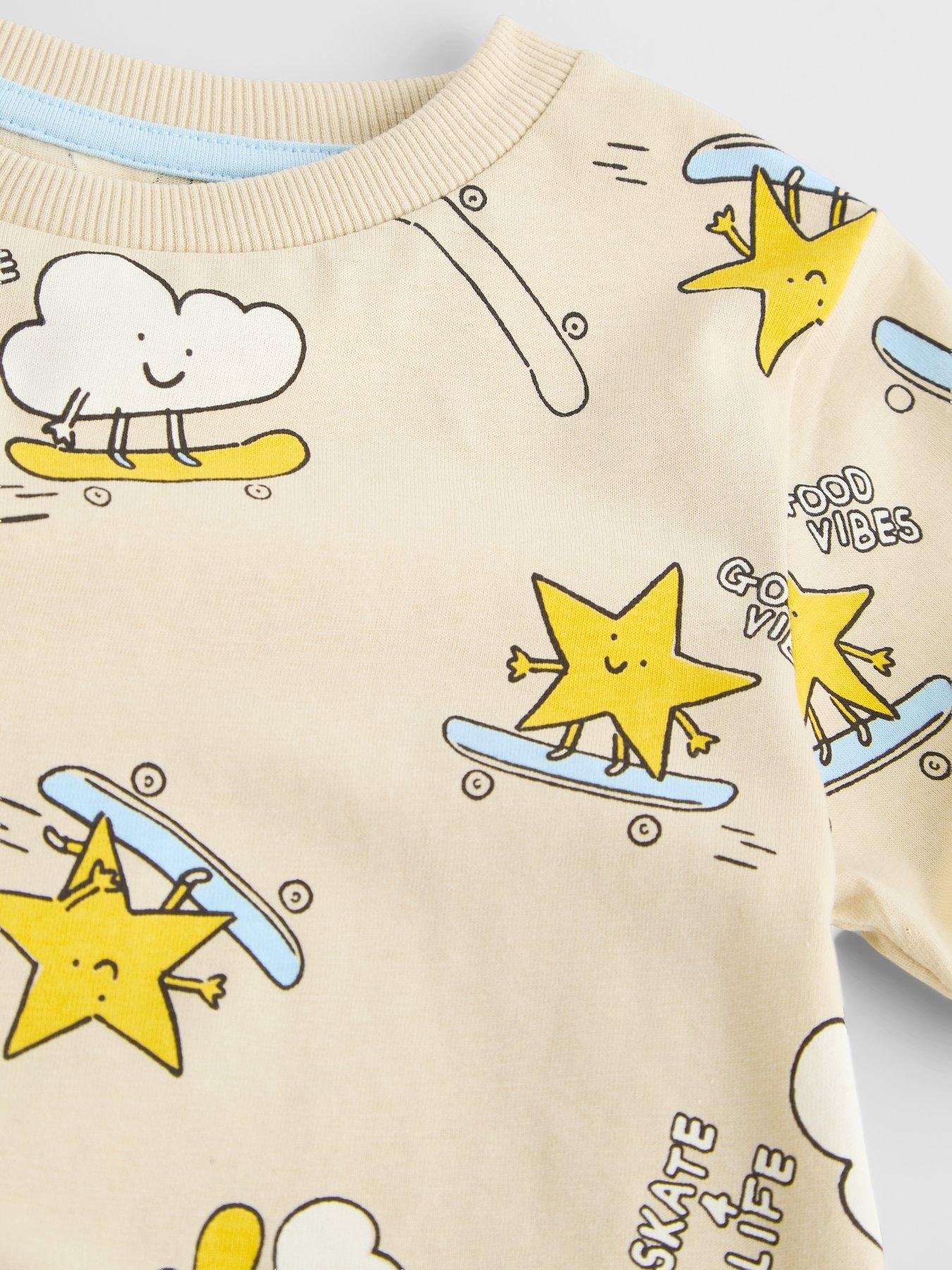 Image 4 of 5 of The Very Collection Toddler Boy Skater Short Sleeve Pyjamas (9 months - 7 years) - Multi