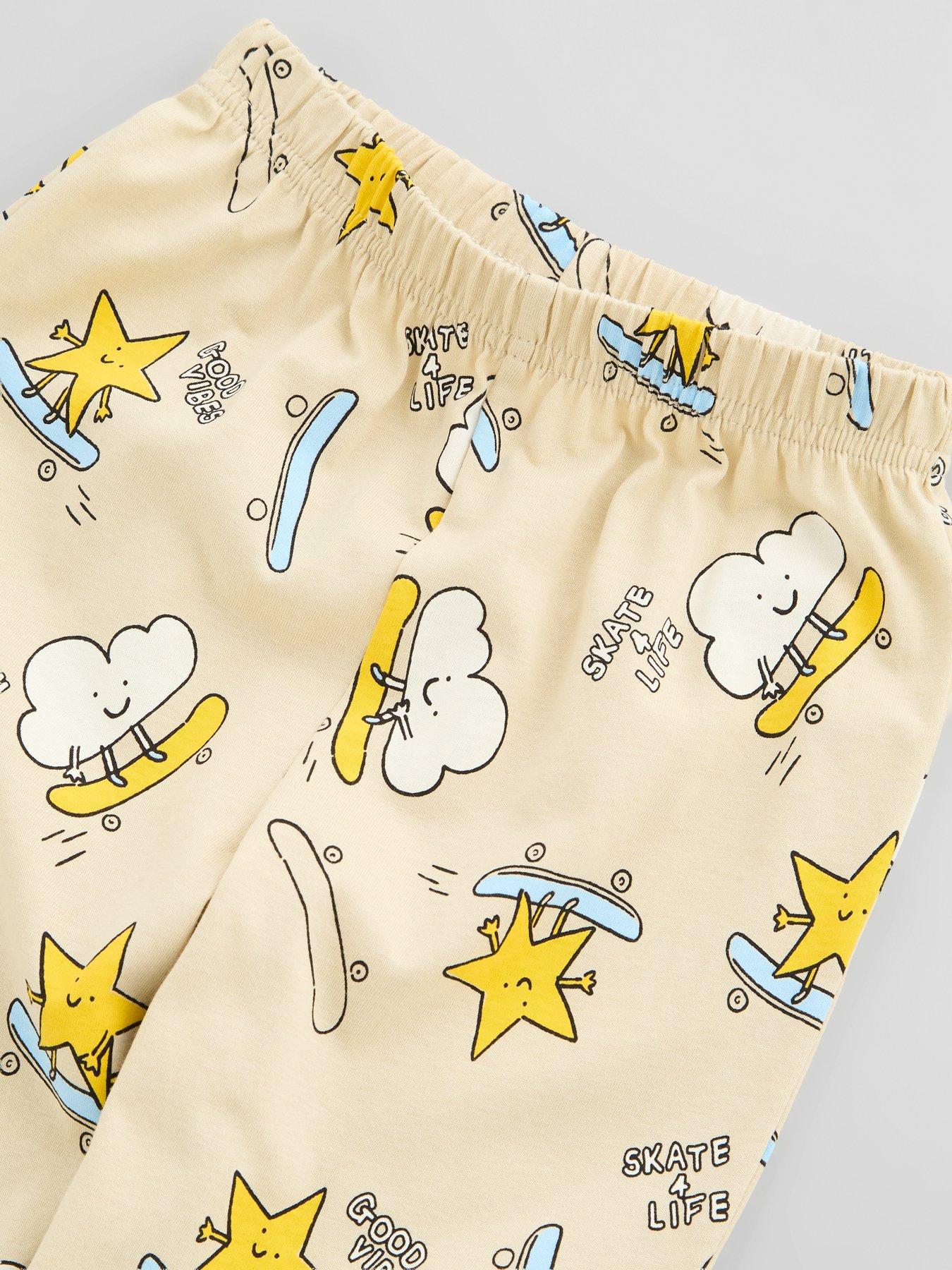 Image 5 of 5 of The Very Collection Toddler Boy Skater Short Sleeve Pyjamas (9 months - 7 years) - Multi