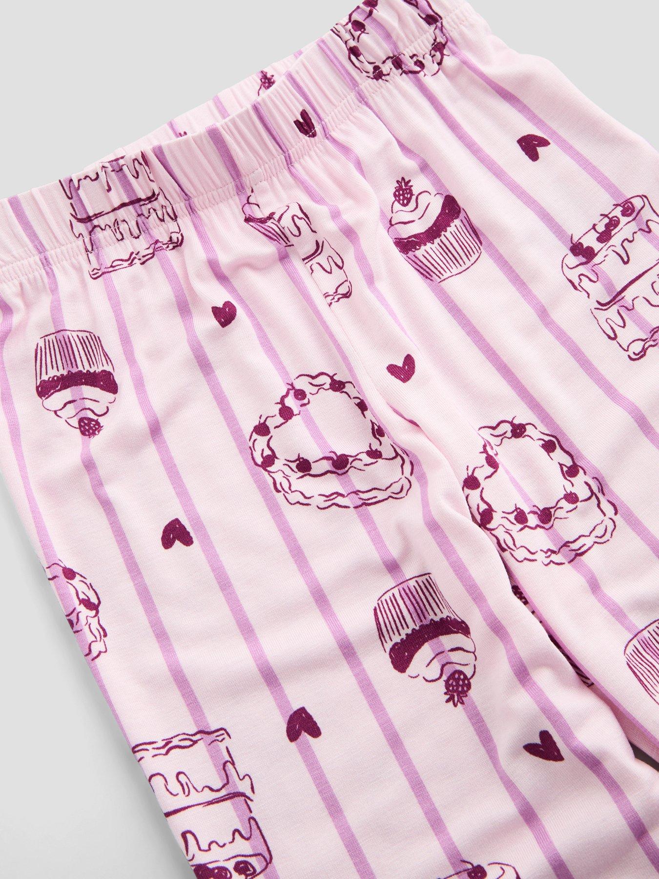 Image 5 of 6 of The Very Collection Cupcake Print Revere Pyjama