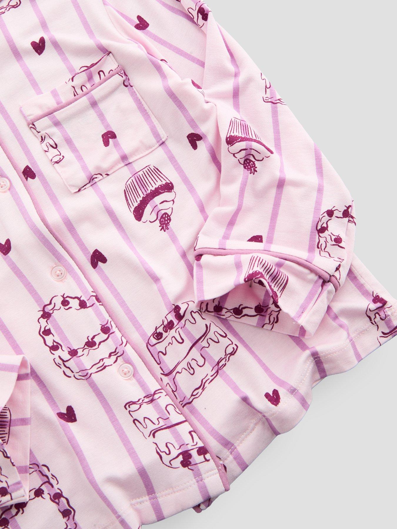Image 6 of 6 of The Very Collection Cupcake Print Revere Pyjama