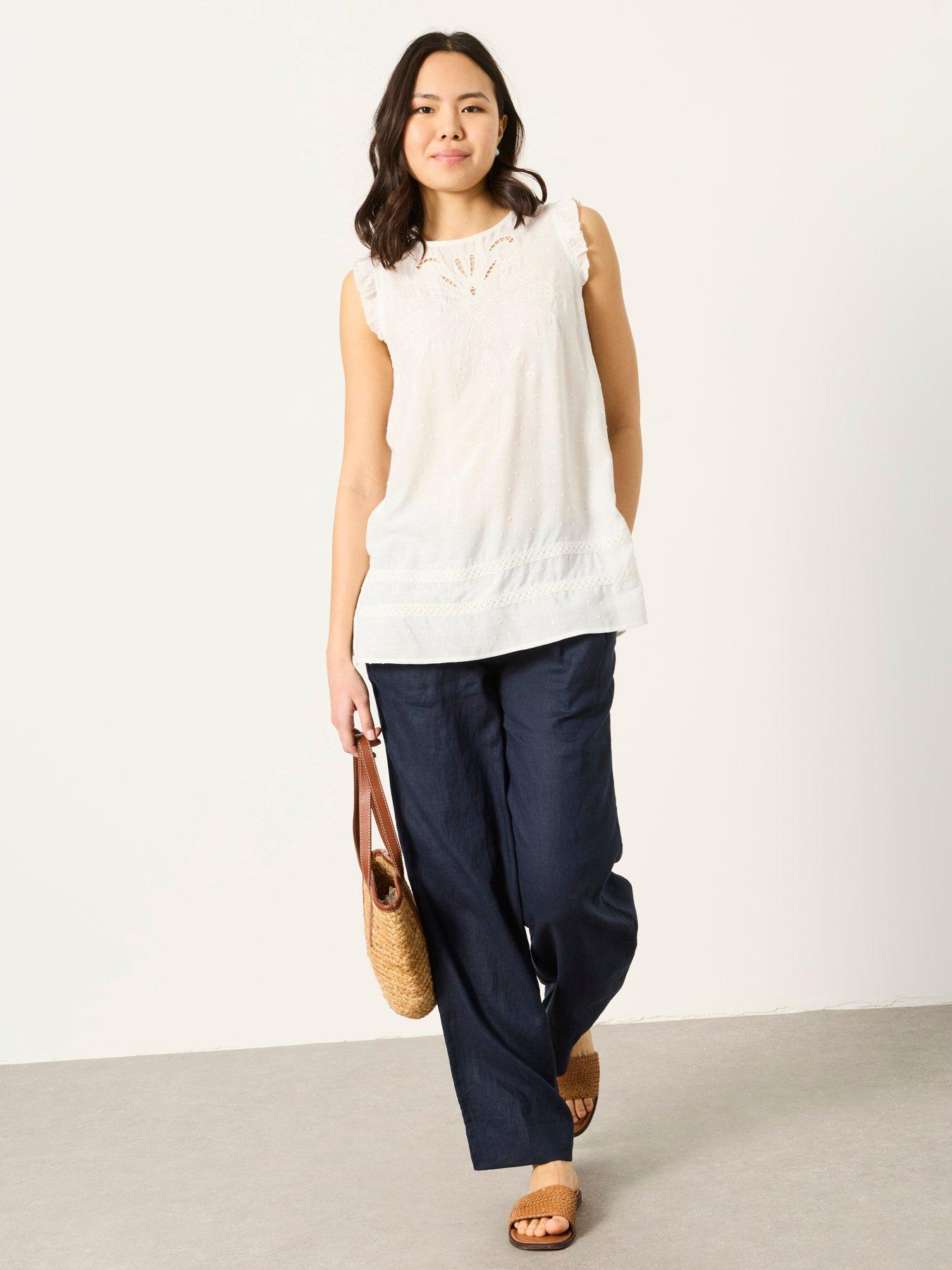 Image 4 of 6 of FatFace Vita Tunic - White