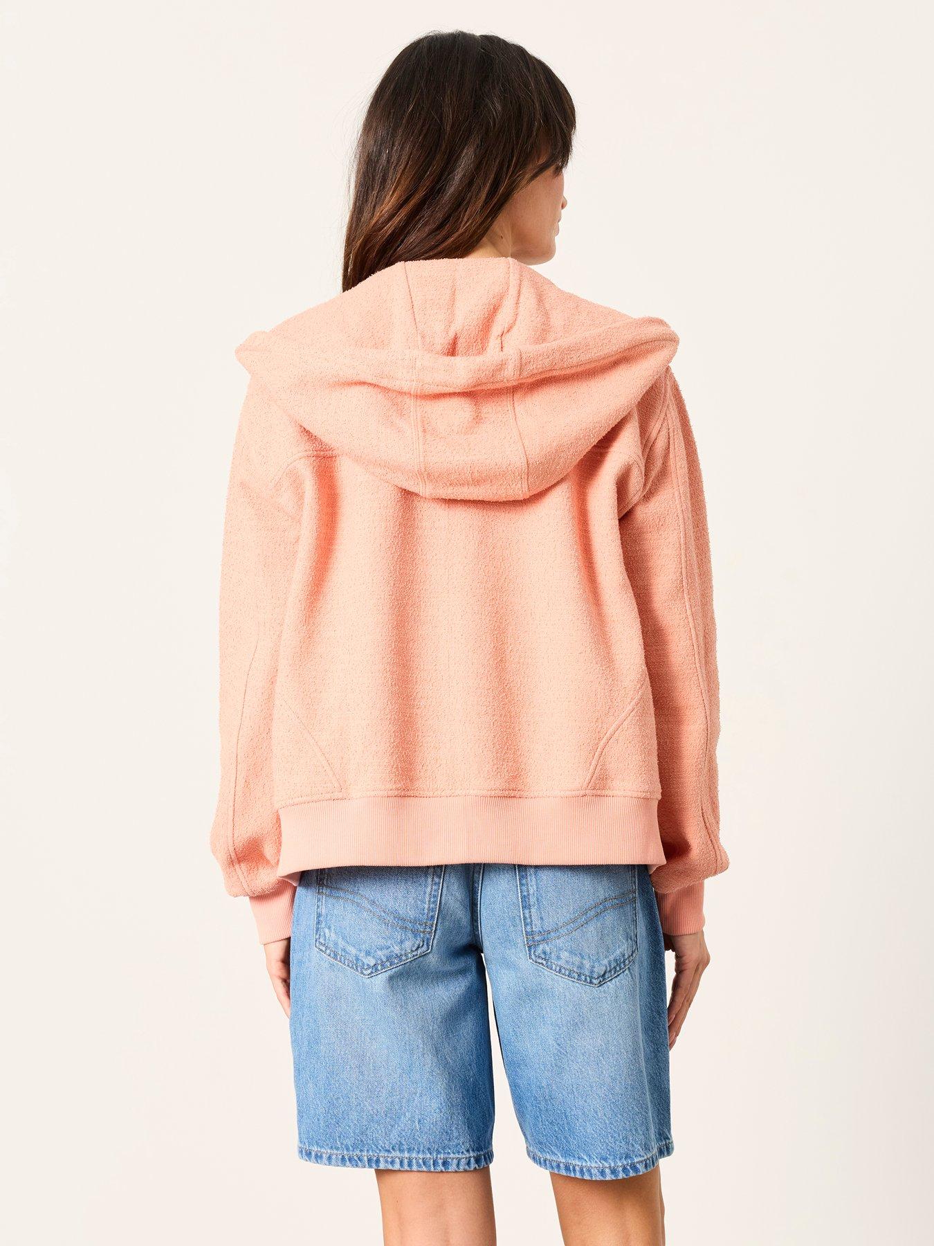 Image 2 of 6 of FatFace Flora Zip Through&nbsp;Jacket - Pink