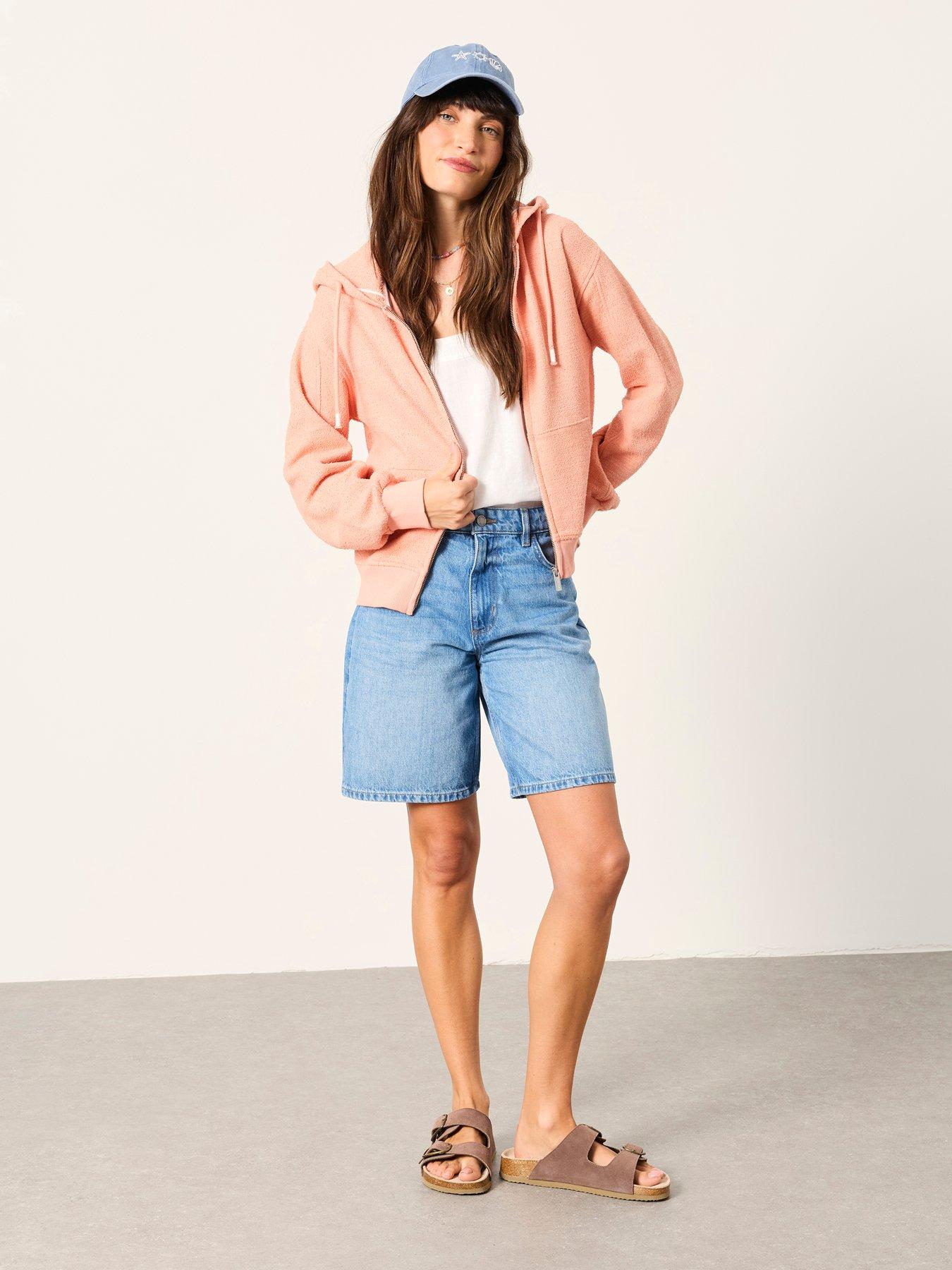 Image 3 of 6 of FatFace Flora Zip Through&nbsp;Jacket - Pink