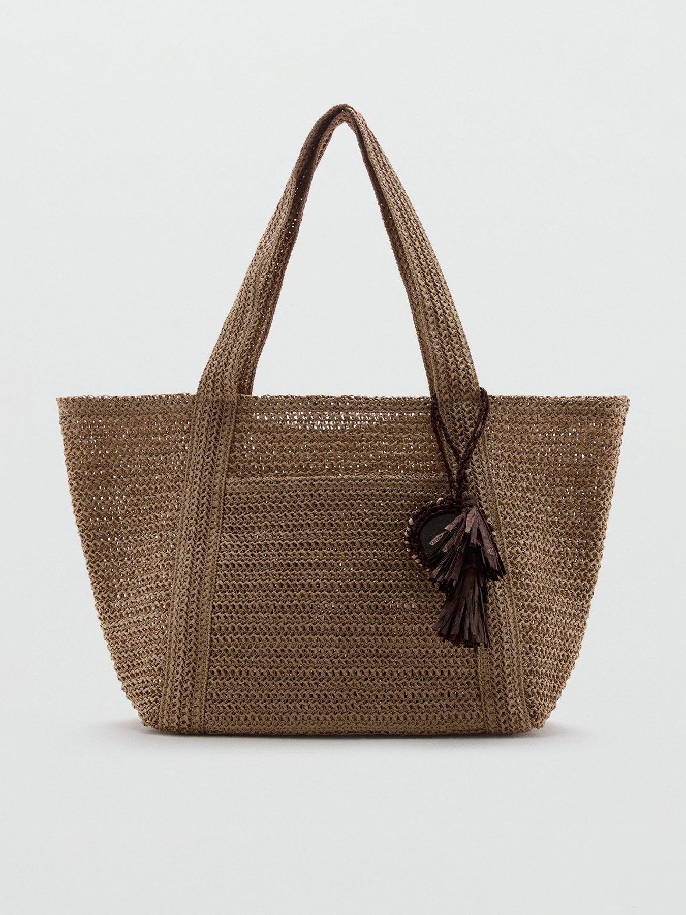 Mango Natural Fibre Tote Bag - Cream
