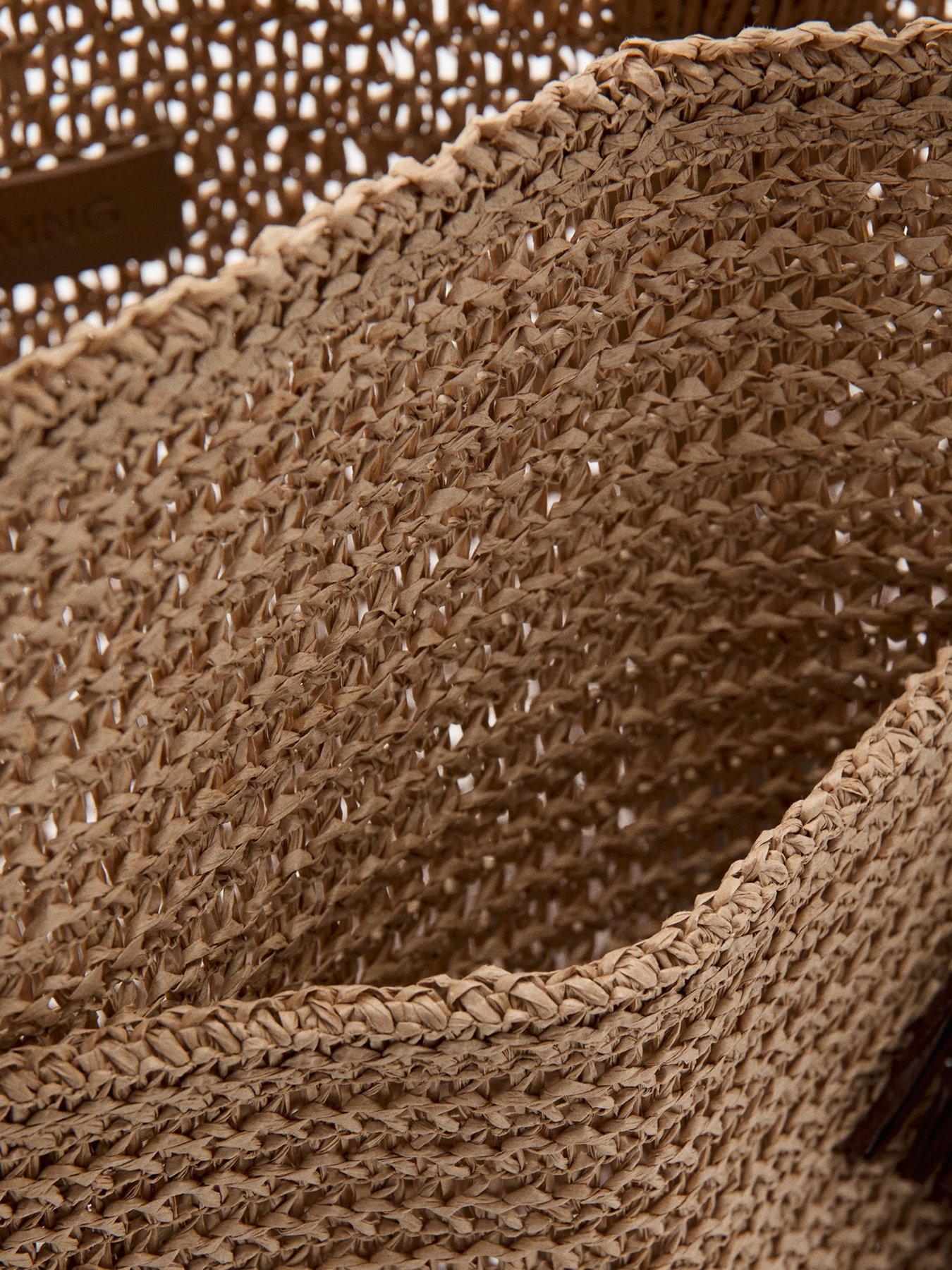 Image 4 of 4 of Mango Natural Fibre Tote Bag - Cream