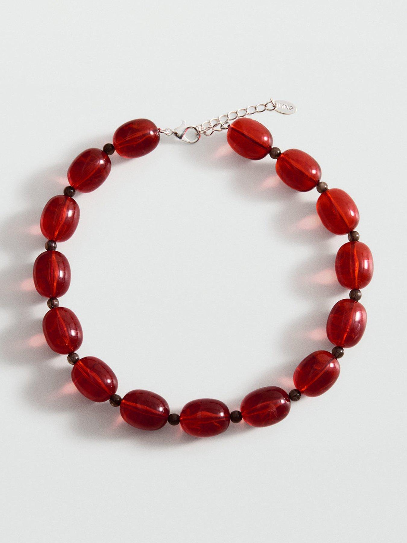 Mango Maxi Ball Necklace - Russet