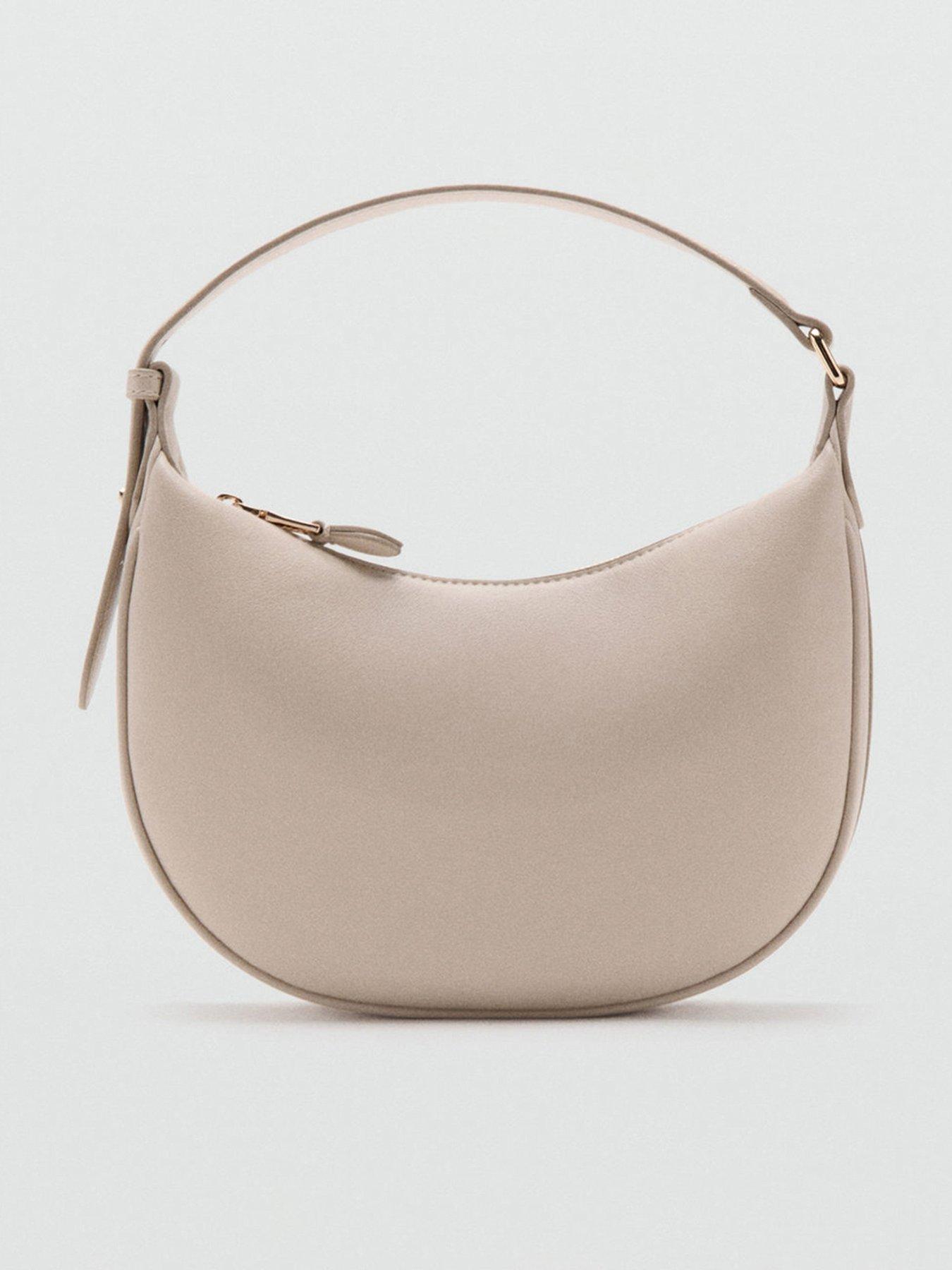 Mango Oval Hand Bag - Off White
