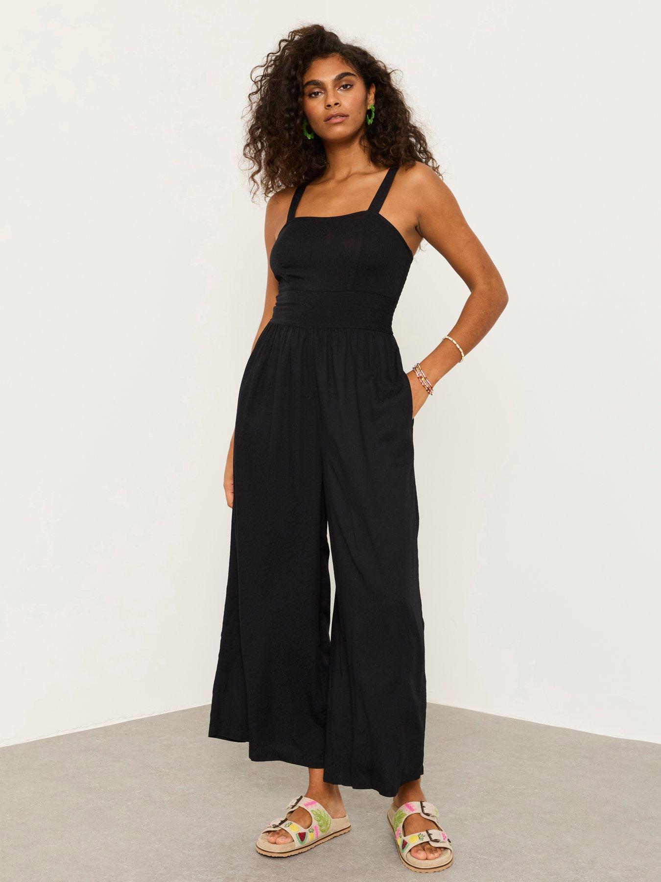 FatFace Ruby Jumpsuit - Black