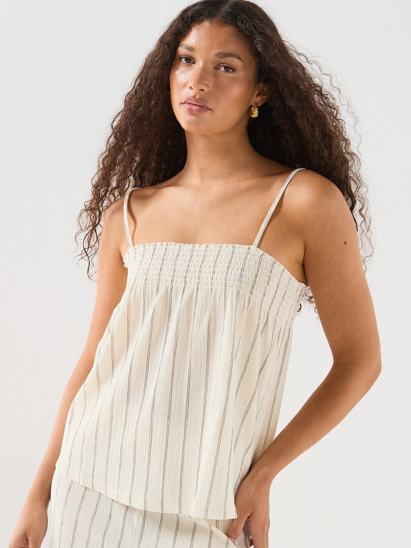 Image 6 of 6 of Only Onlmika S/l Stripe Top Jrs