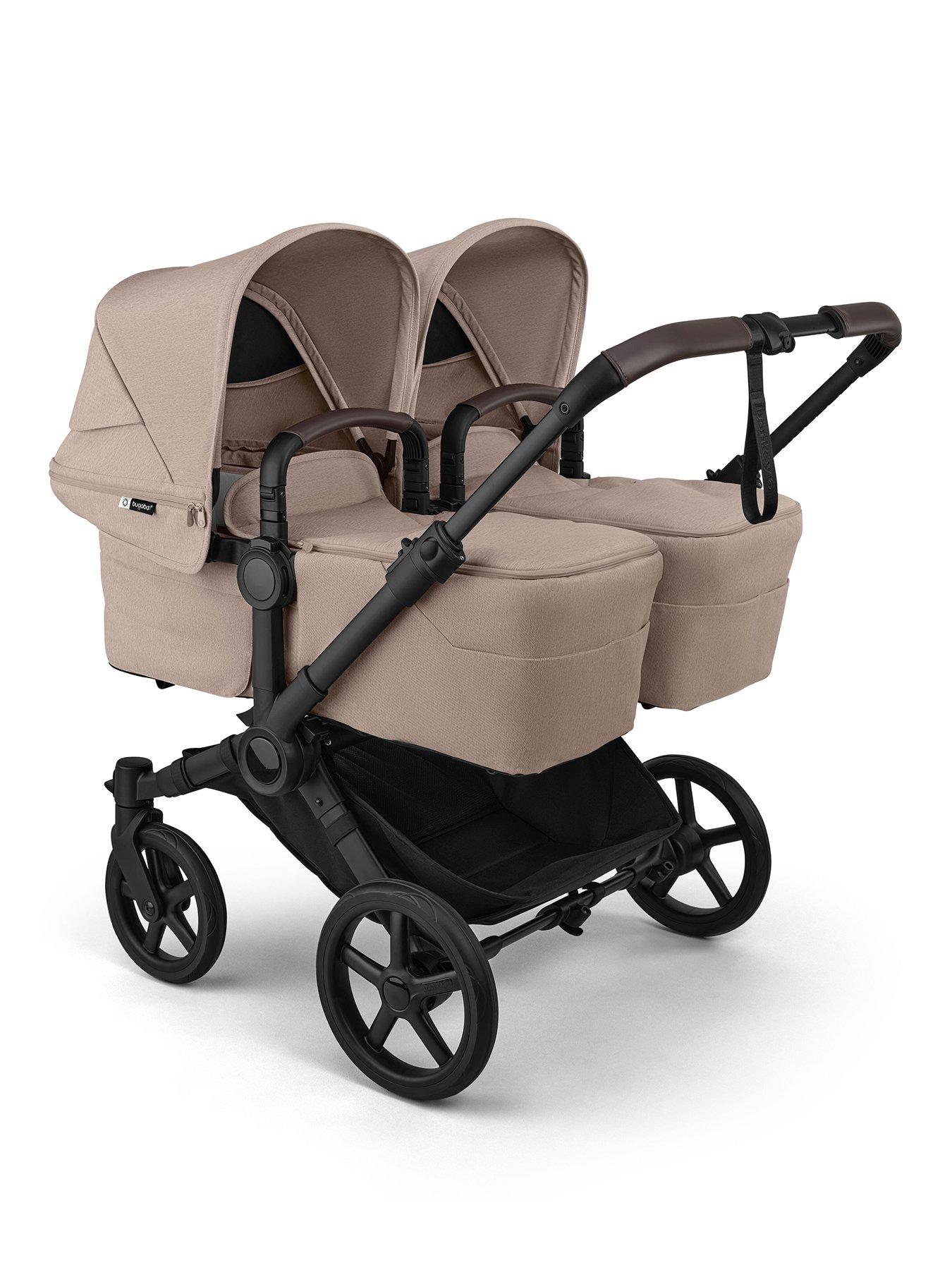 bugaboo-donkey-6-twin-pushchair--desert-taupe-melangefront