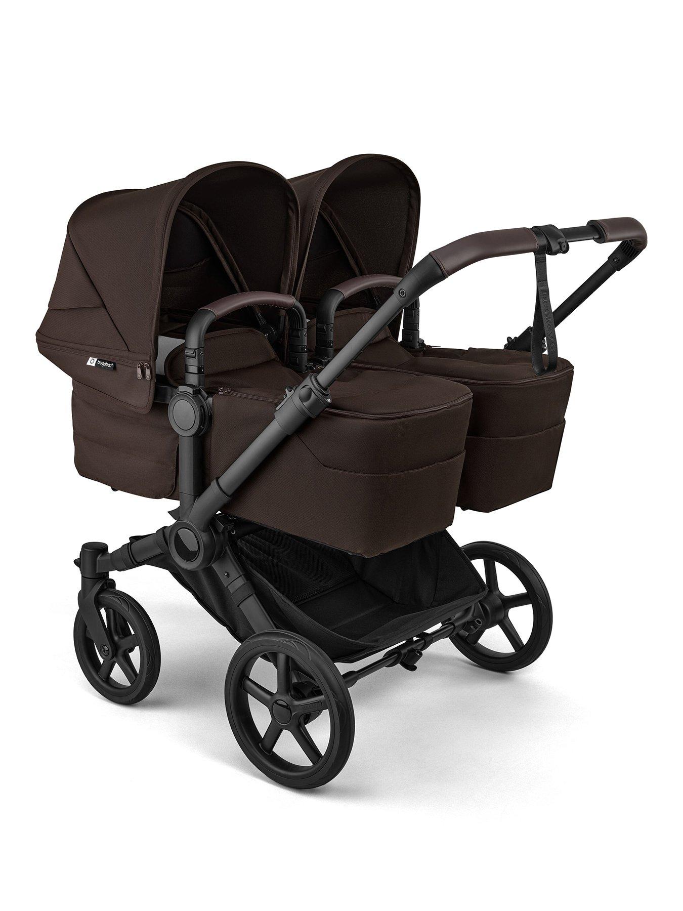 bugaboo-donkey-6-twin-pushchair--cocoa-brownfront