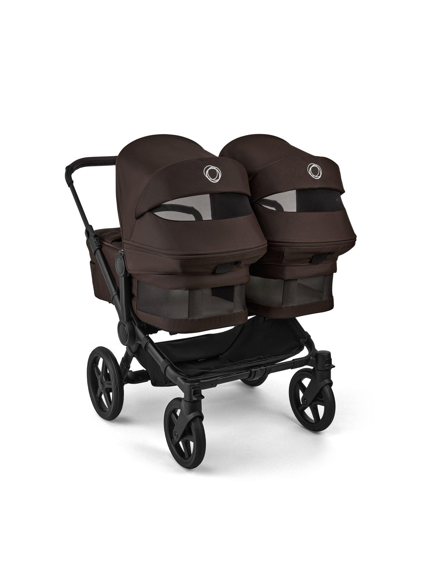 bugaboo-donkey-6-twin-pushchair--cocoa-brownoutfit