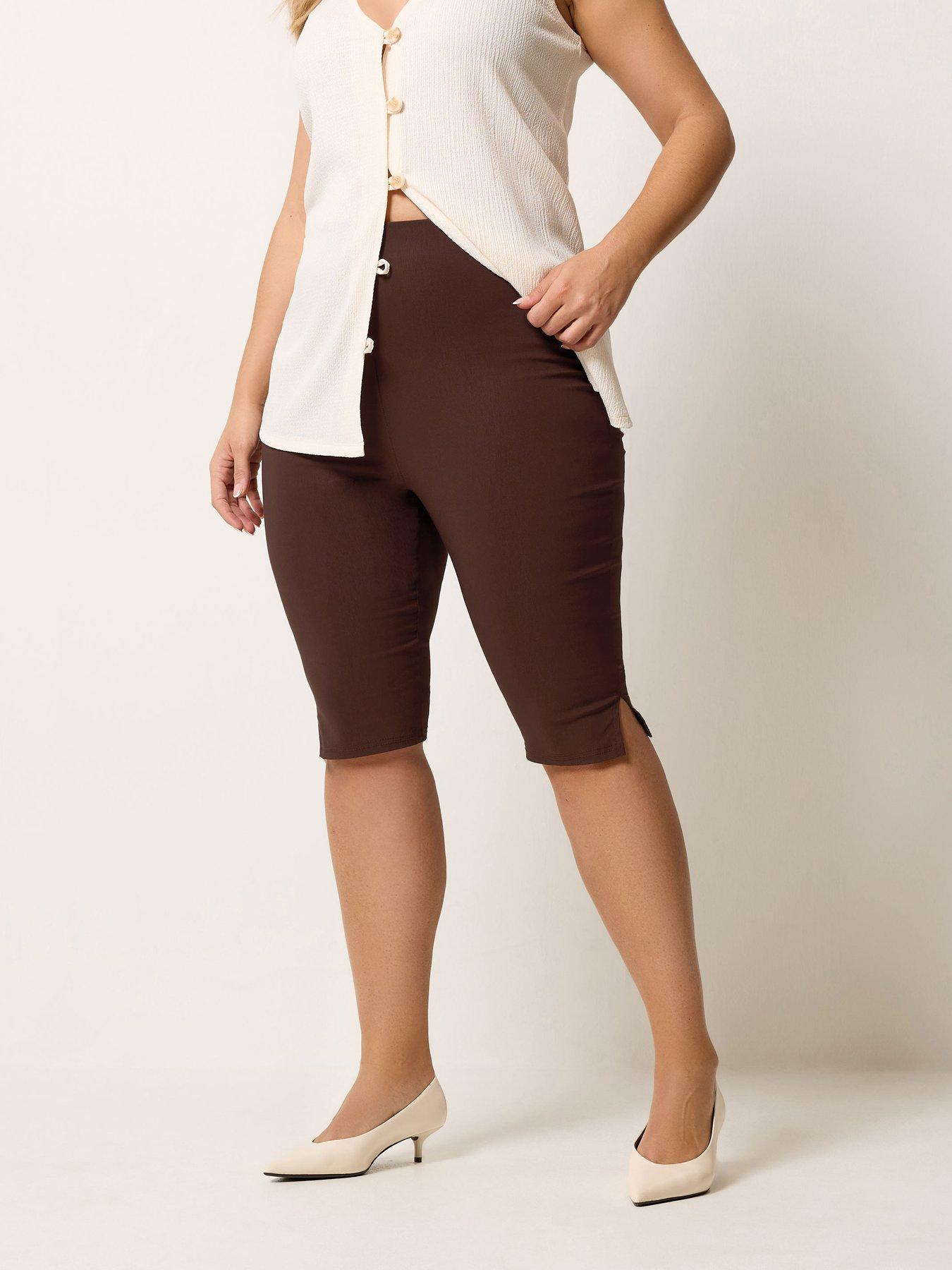 Yours Curve Bengaline Pedal Pusher Short