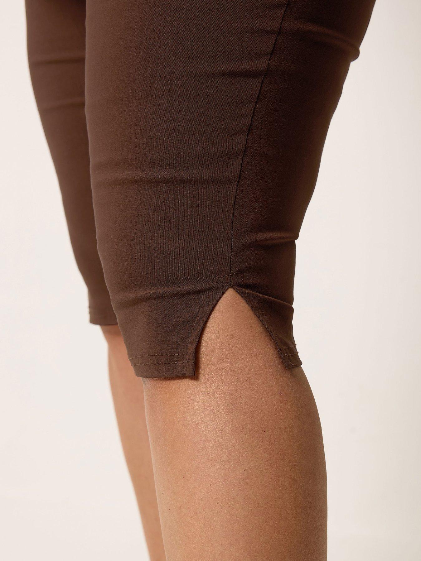 Image 4 of 5 of Yours Curve Bengaline Pedal Pusher Short