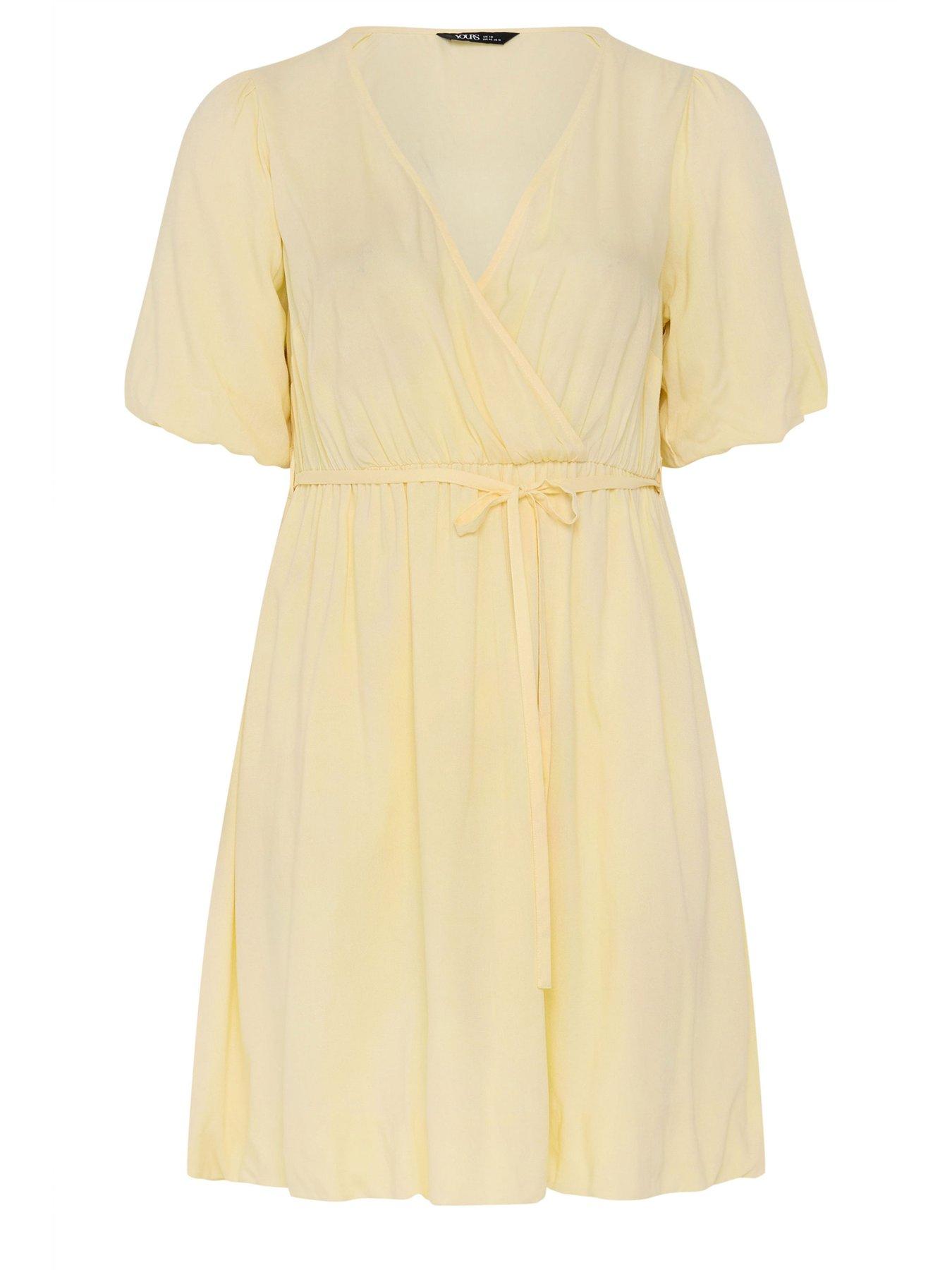 Image 5 of 5 of Yours Curve Striped Wrap Dress