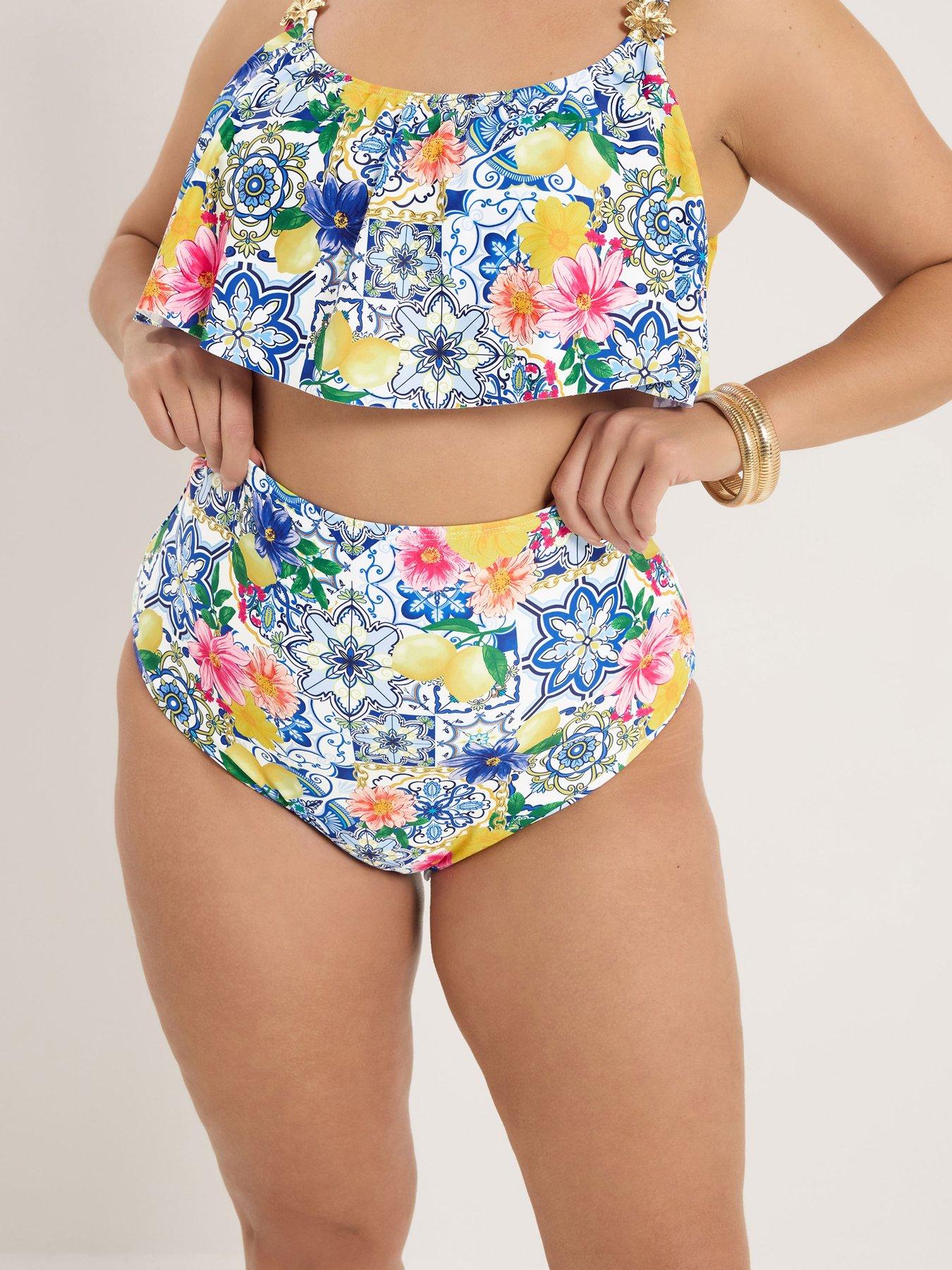 yours-curve-tile-print-super-high-waisted-bikini-briefs-whiteoutfit