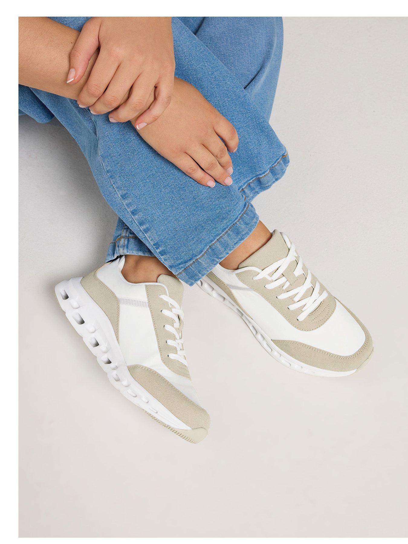 Image 1 of 4 of Yours Eee Chunky Lace Up Runner Shoe