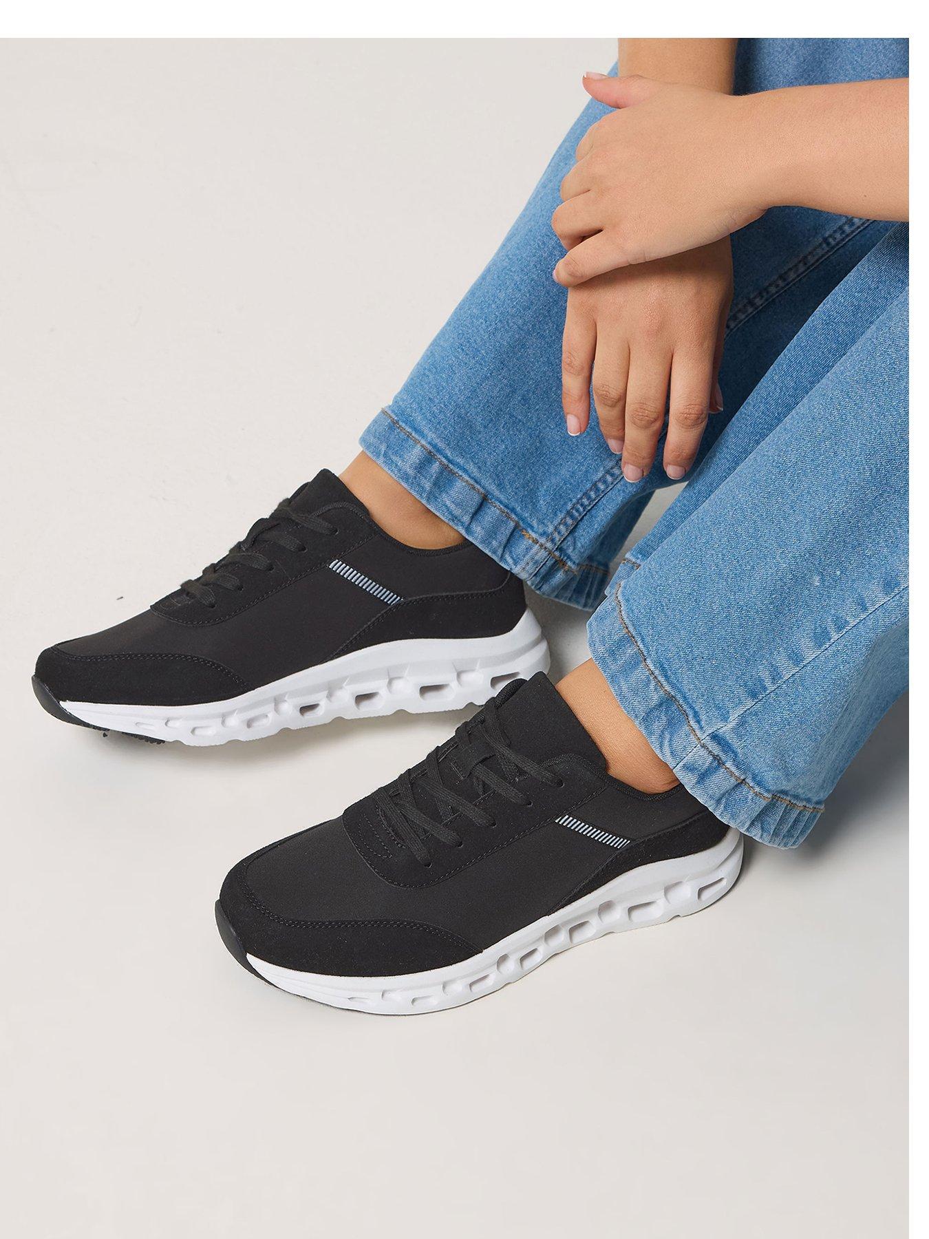 Yours Eee Chunky Lace Up Runner Shoe