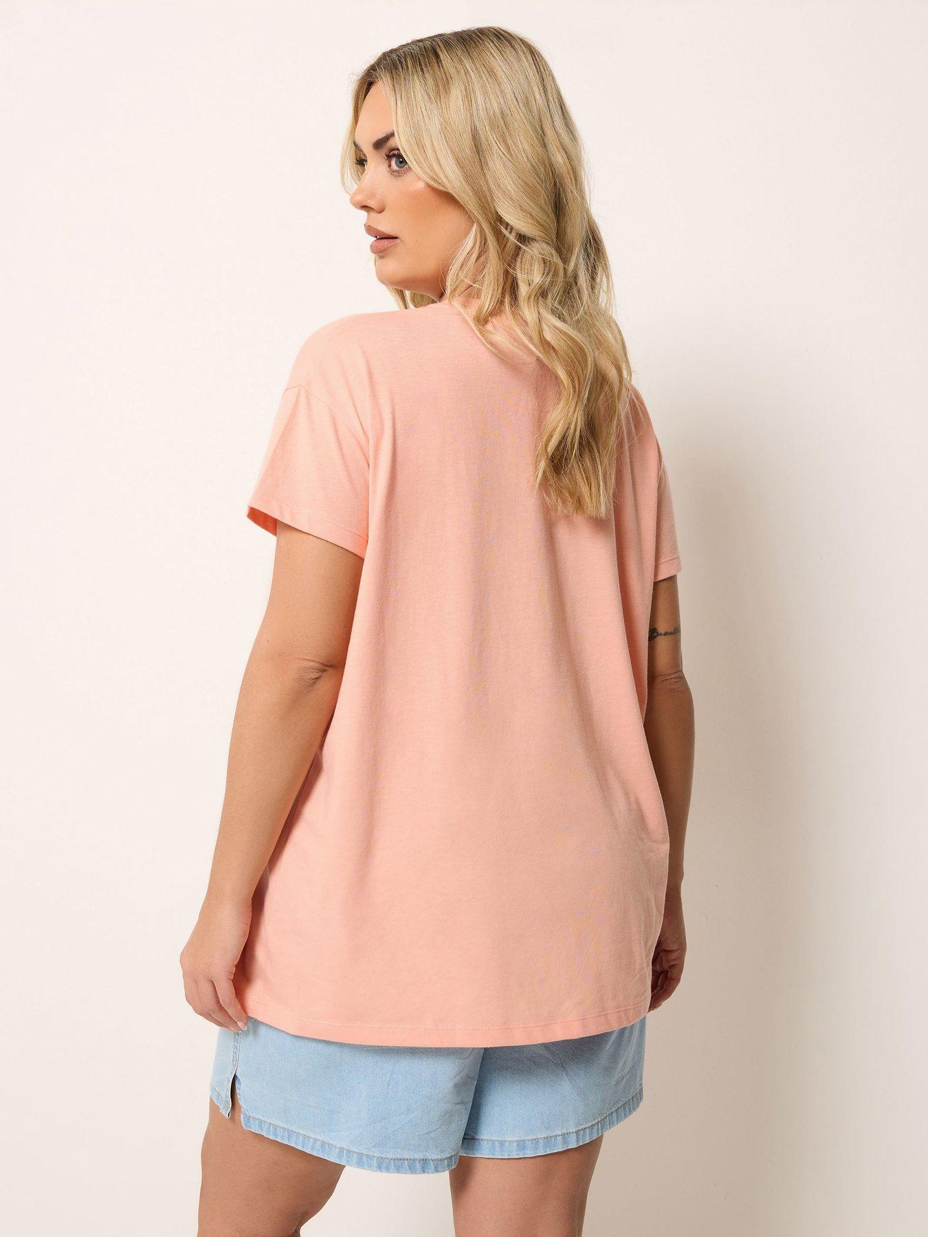 yours-curve-placement-core-t-shirt-orangestillFront