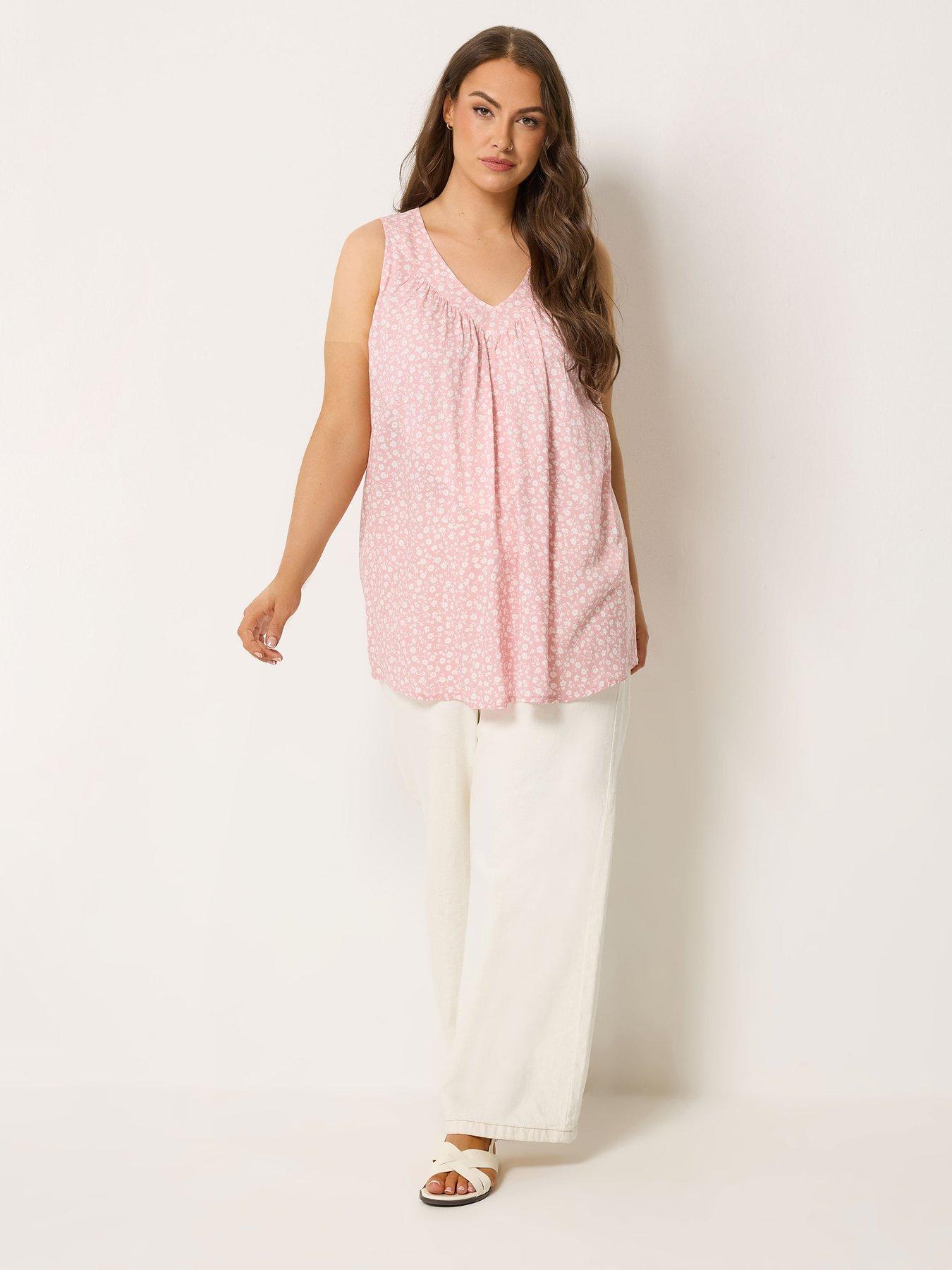 yours-curve-v-neck-cami-top-pinkback