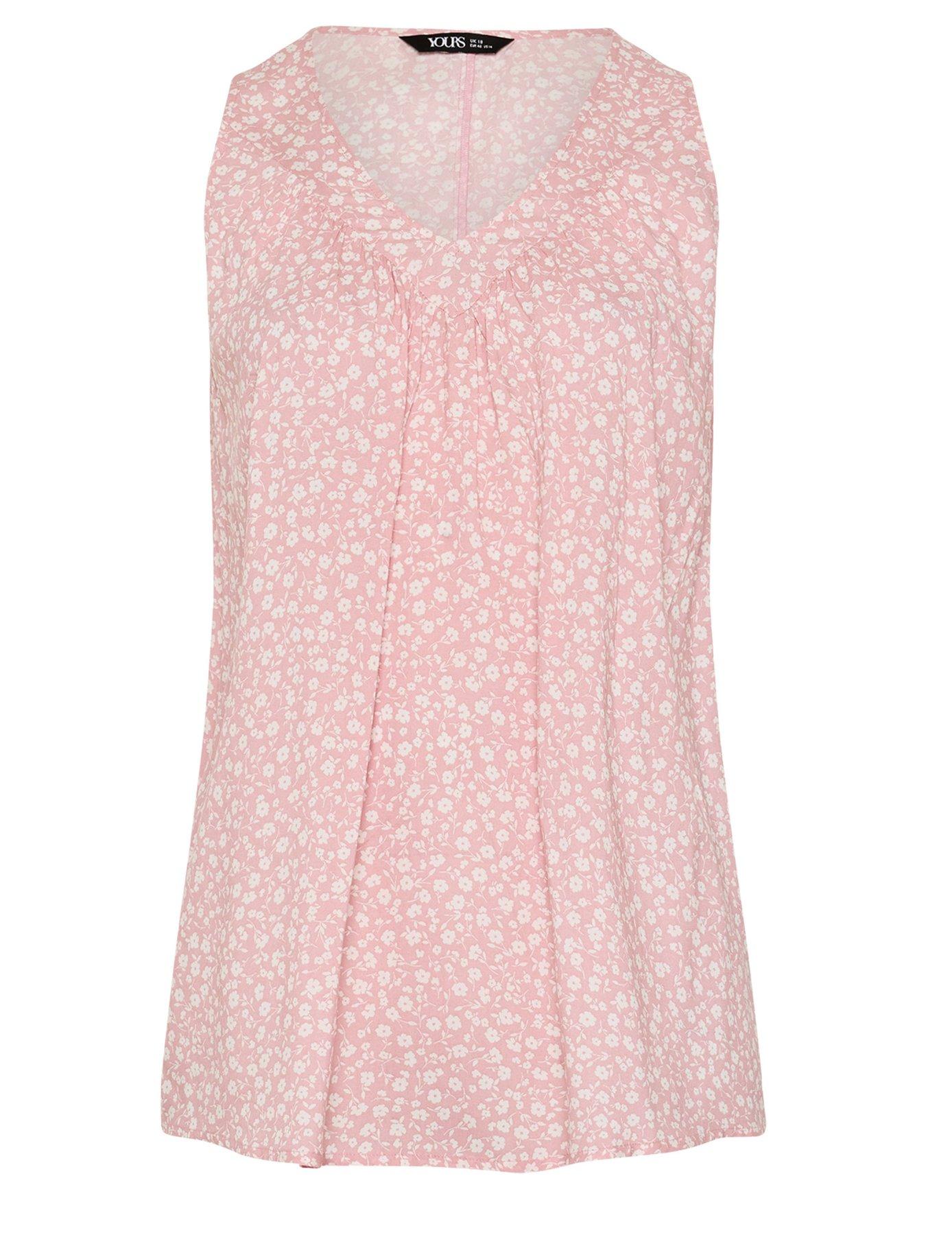 yours-curve-v-neck-cami-top-pinkdetail