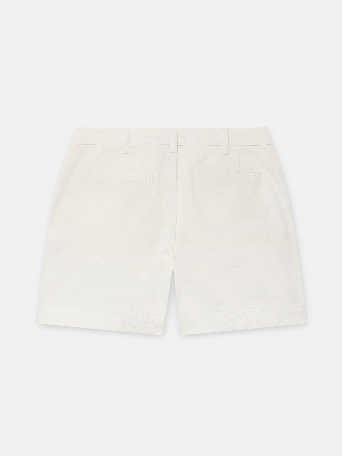 Image 6 of 6 of Mint Velvet Button Front Chino Shorts - Ivory