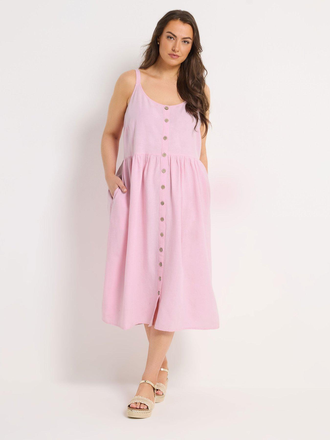yours-curve-linen-button-sundressfront