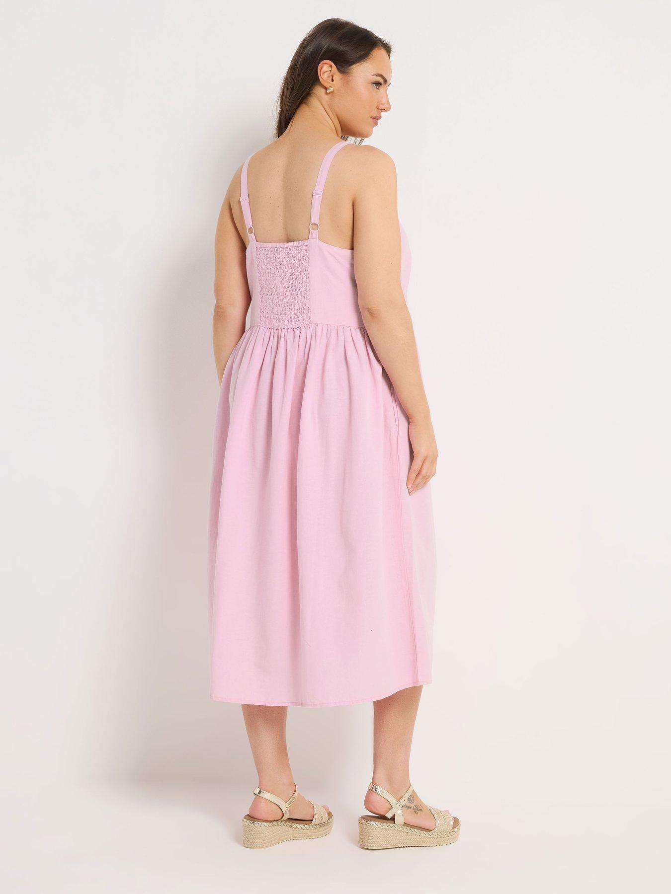 yours-curve-linen-button-sundressstillFront