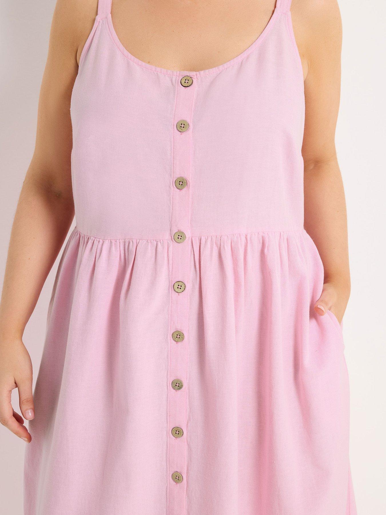 yours-curve-linen-button-sundressoutfit