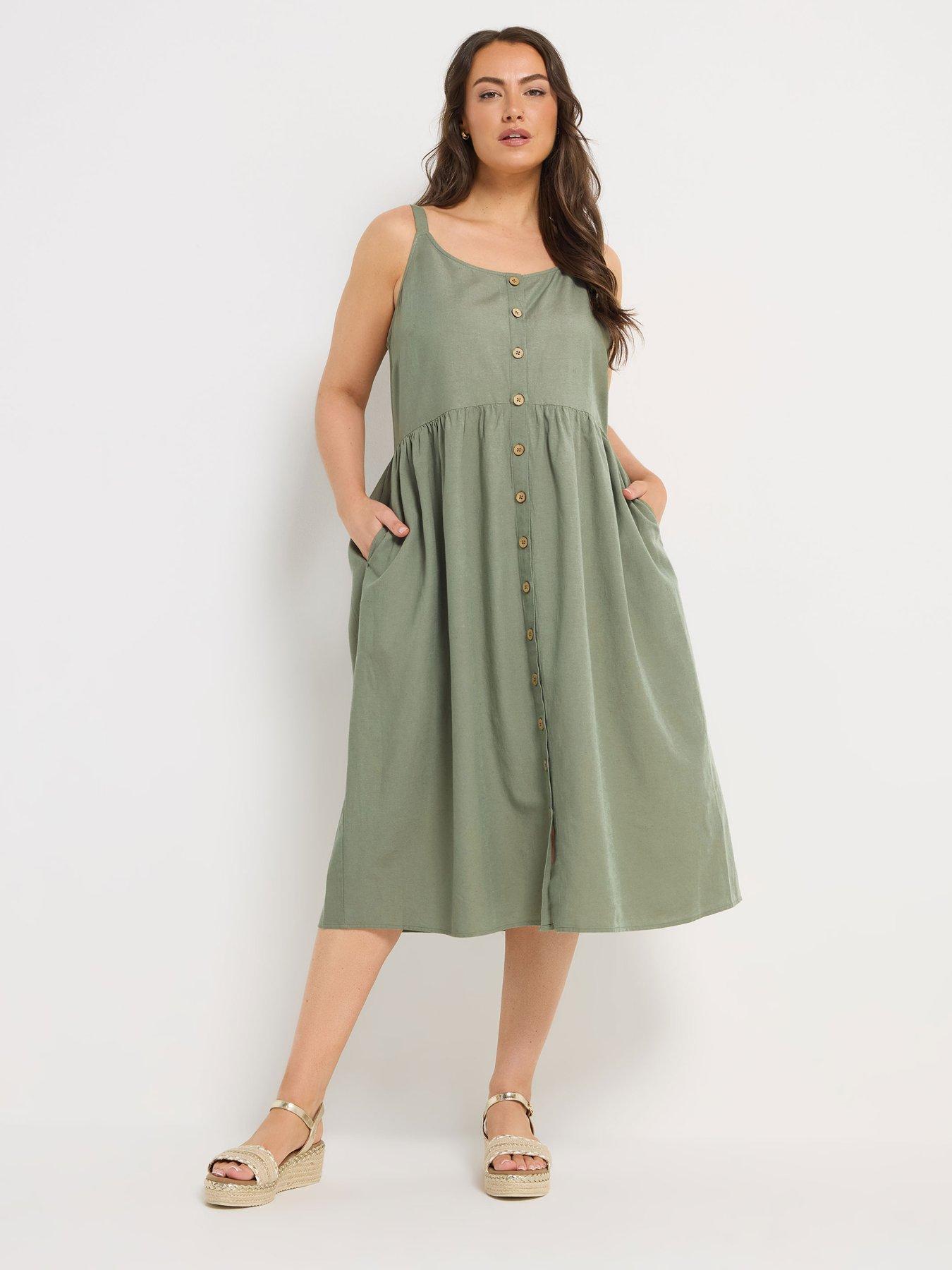 yours-curve-linen-button-sundressback