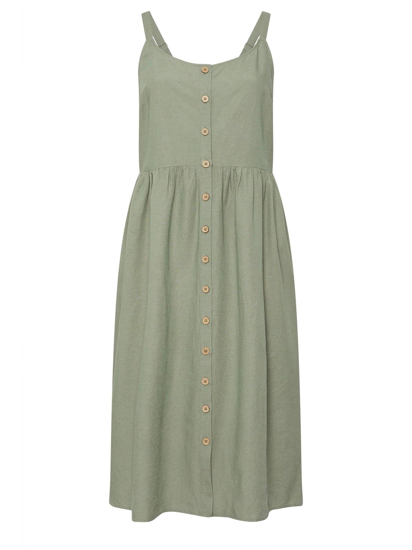 yours-curve-linen-button-sundressdetail