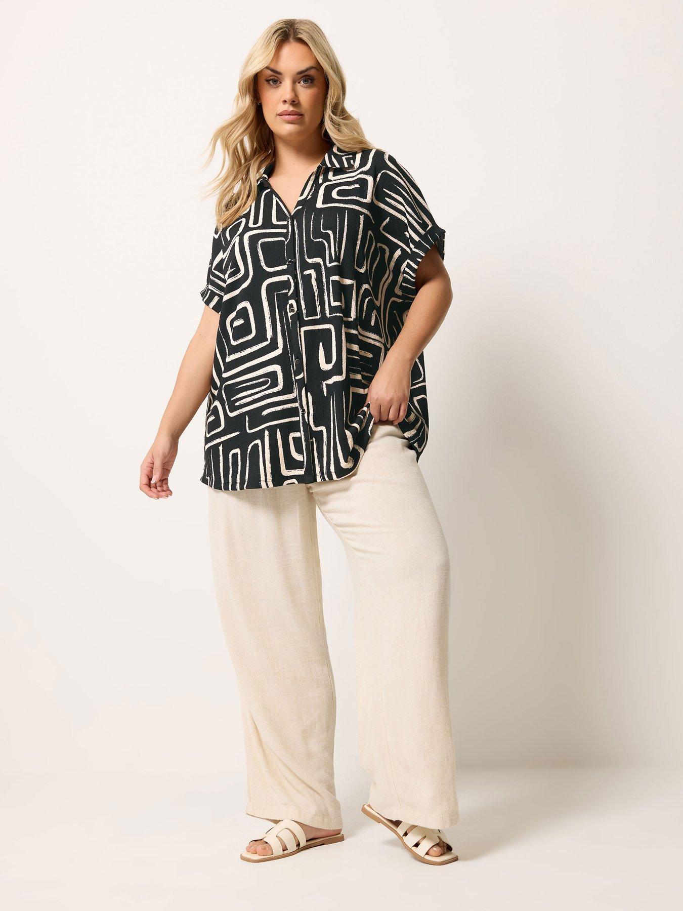 yours-curve-textured-t-shirt-co-ordback