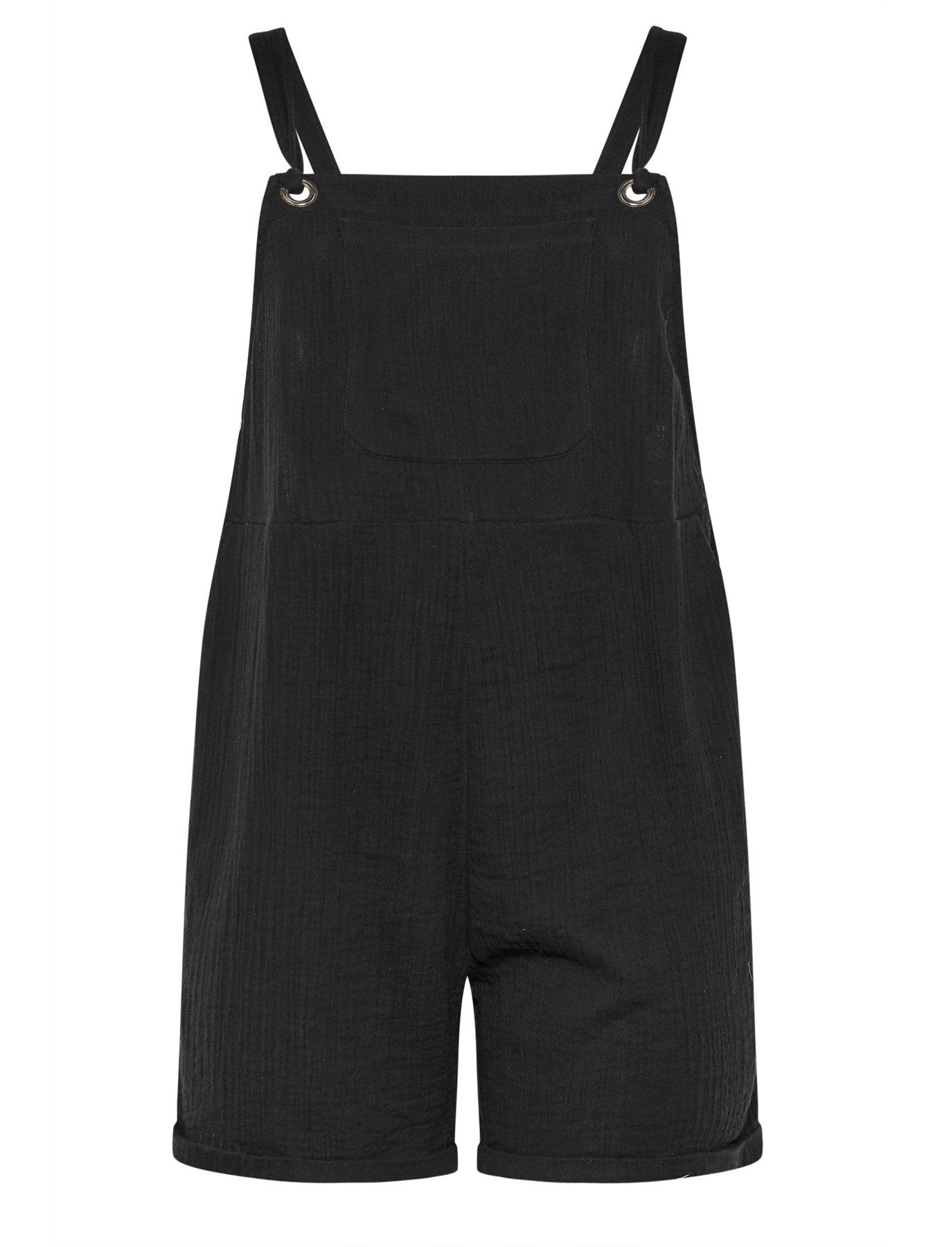 yours-curve-dungaree-shortsdetail