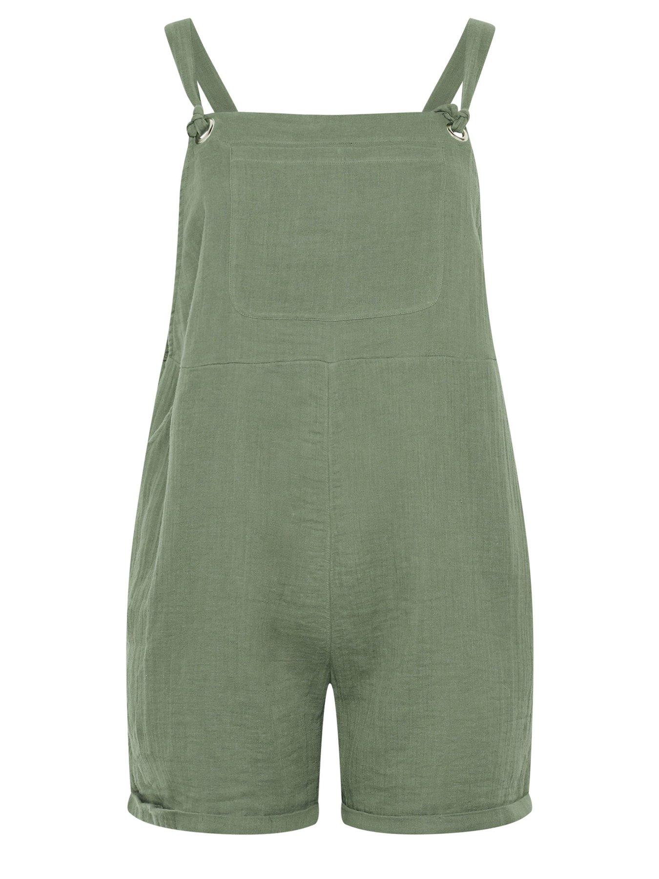 yours-curve-dungaree-shortsdetail