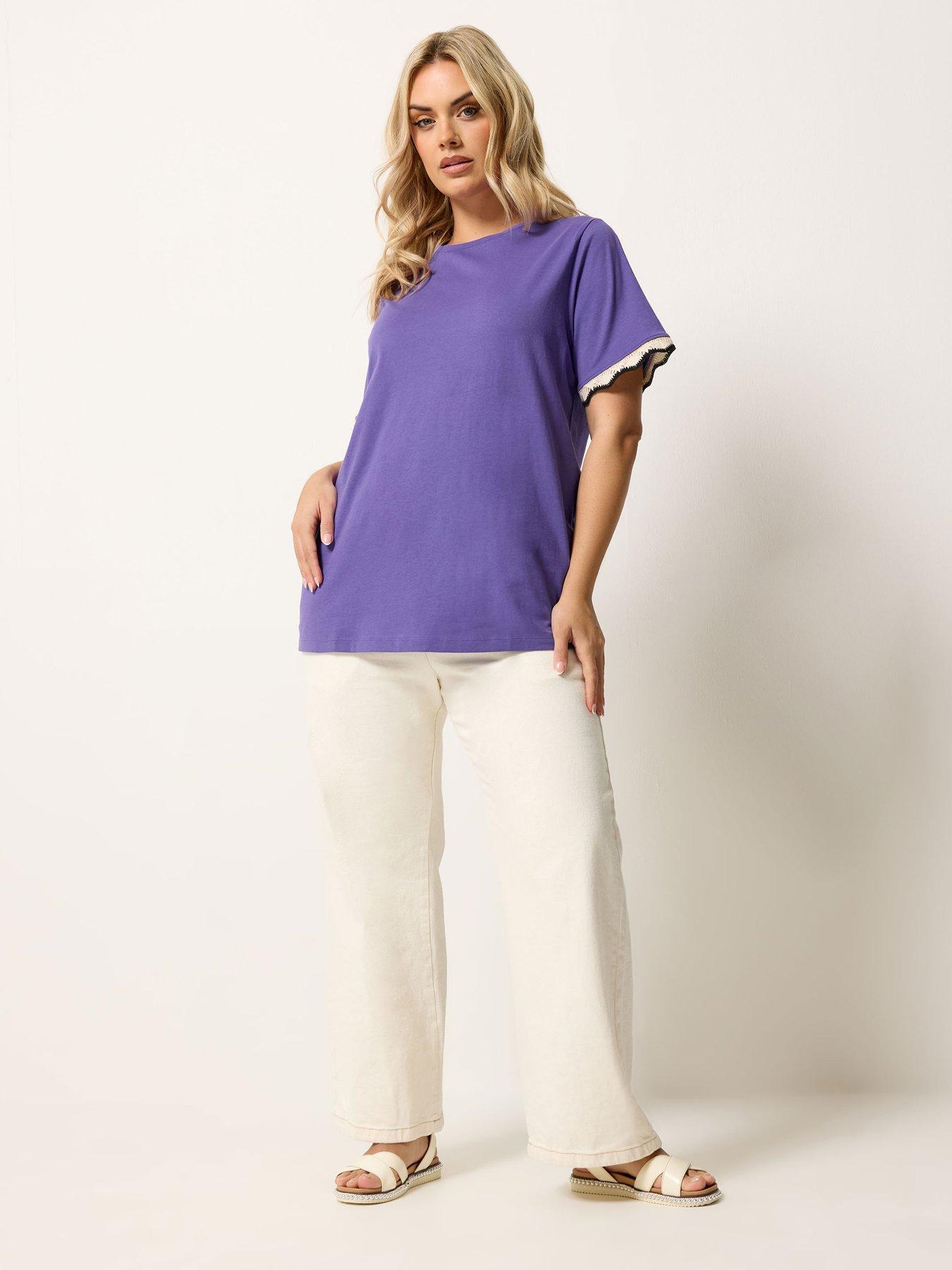 yours-curve-trim-t-shirt-purpleback