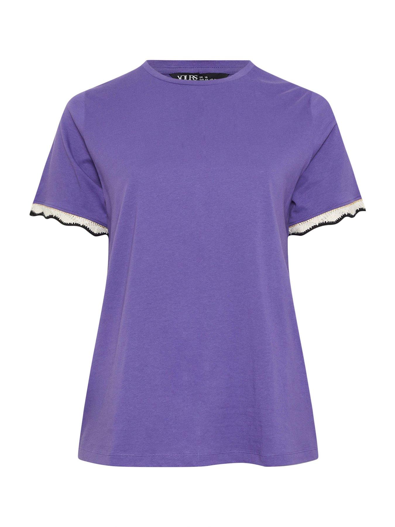 yours-curve-trim-t-shirt-purpledetail