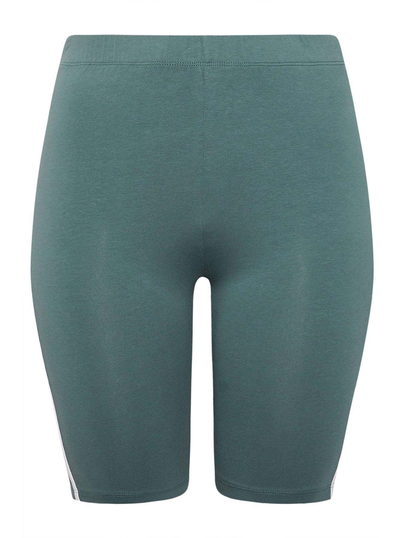 Image 5 of 5 of Yours Curve Active Side Striped Shorts - Blue