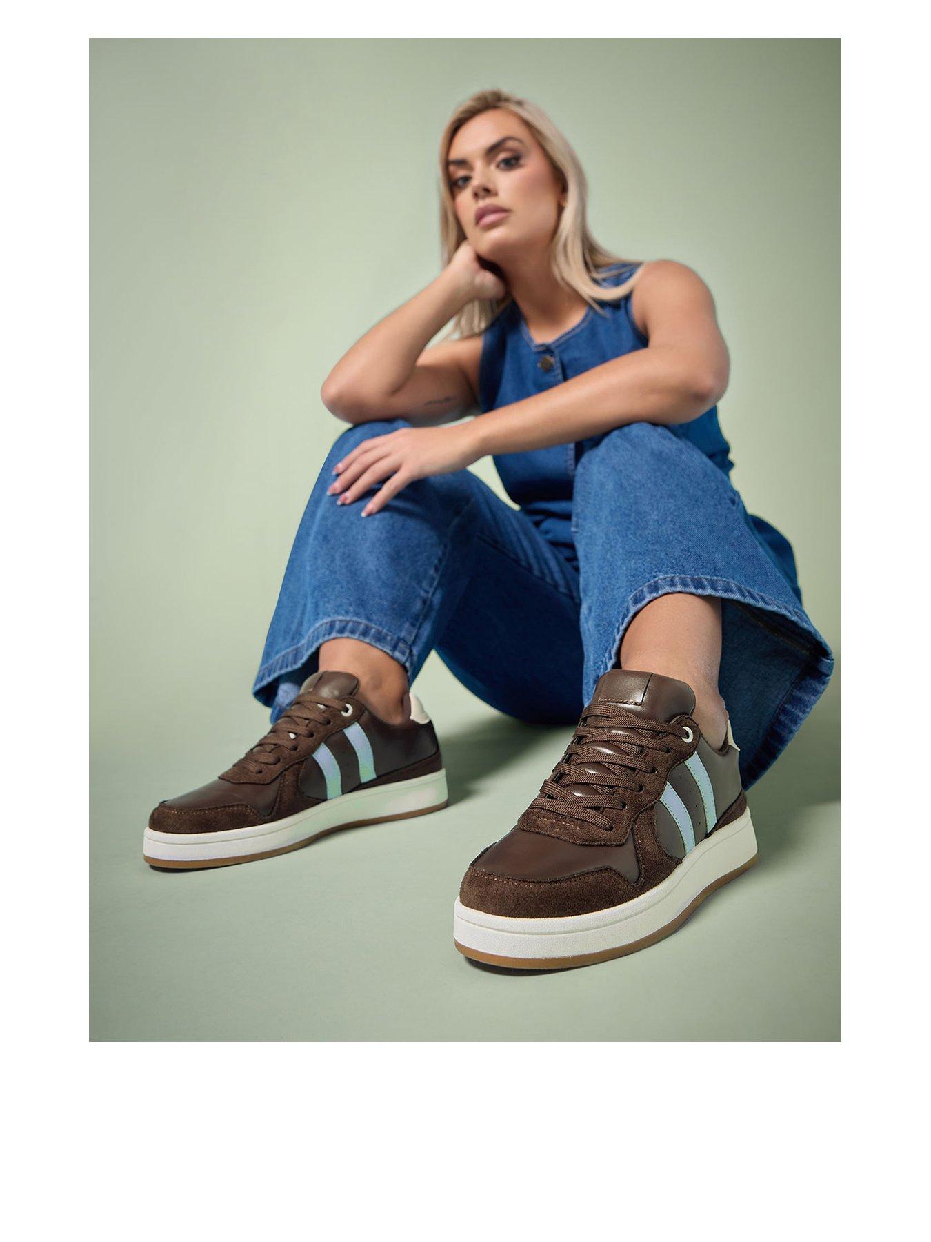 Yours E Padded Lace Up Trainer